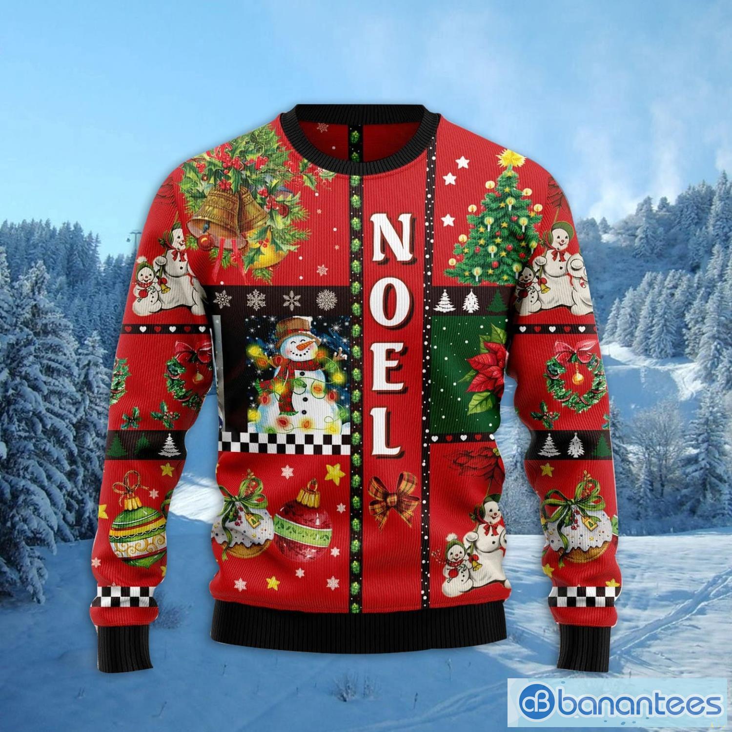 Lovely Snowman Noel Ugly Christmas Sweater Family Noel Gift Product Photo 1