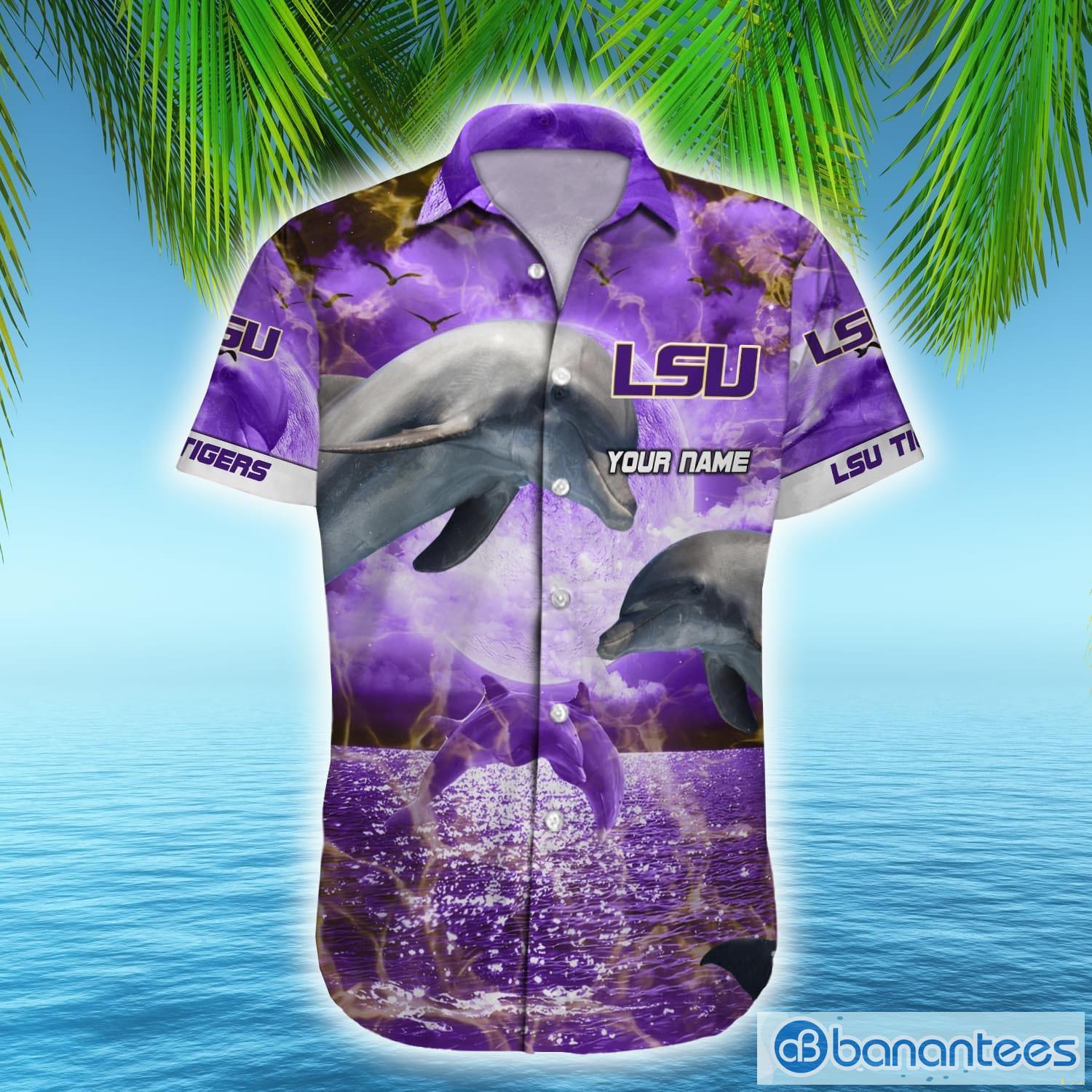 LSU Tigers NCAA Mens Gone Fishing Shirt