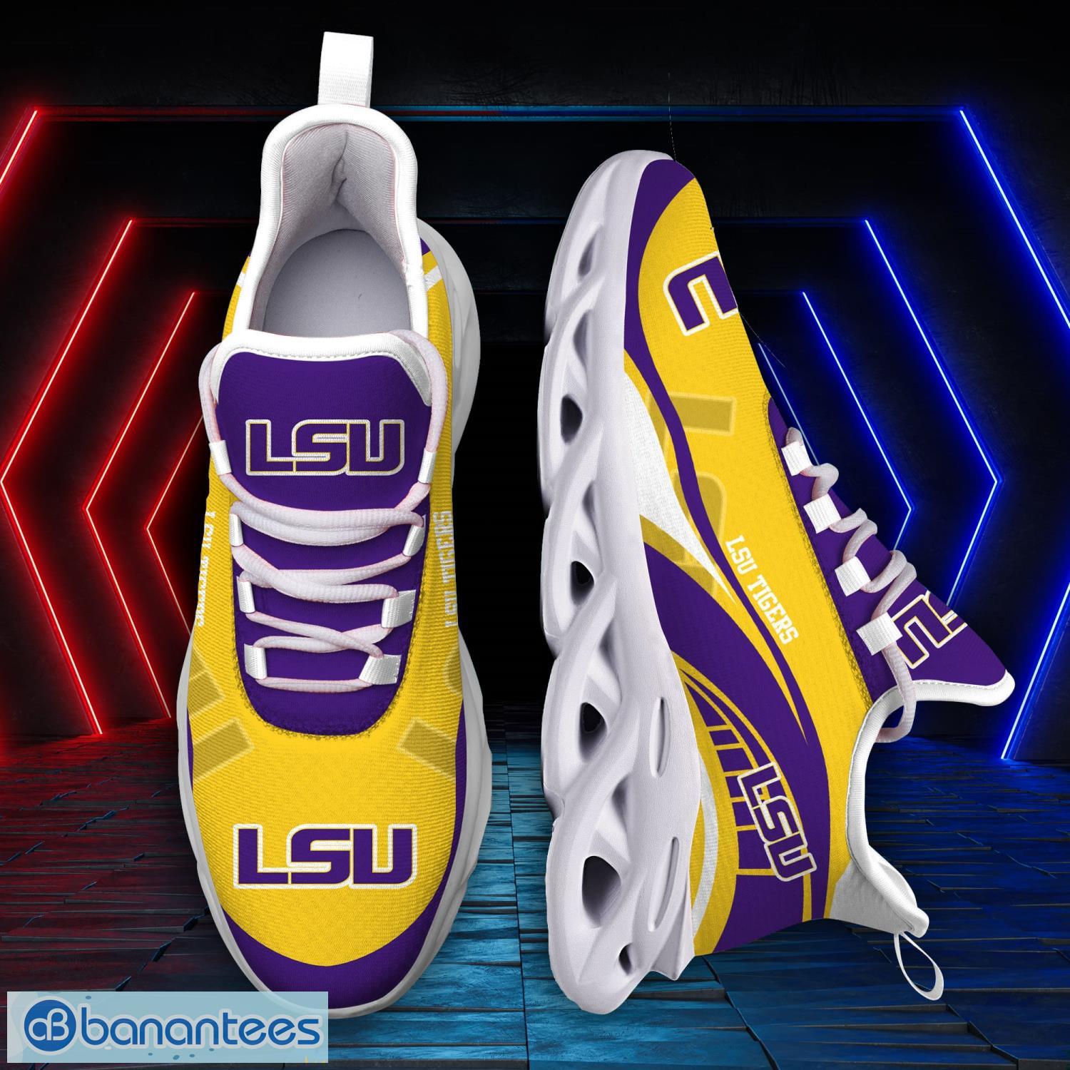 LSU TIGERS Sneakers Max Soul Sneakers Sport Gift For Men And Women - LSU TIGERS Sneakers Max Soul Trending Summer 51190_4