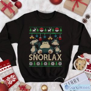 Snorlax Sweatshirt Snorlax T Shirt Snorlax Christmas Snorlax Shirt Christmas Xmas Gifts Product Photo 1