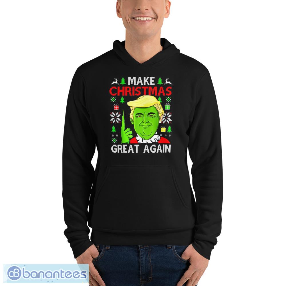 make christmas great again trump 2024 uglyshirt 3 image Make Christmas Great Again Trump 2024 UglyShirt - Unisex Fleece Pullover Hoodie
