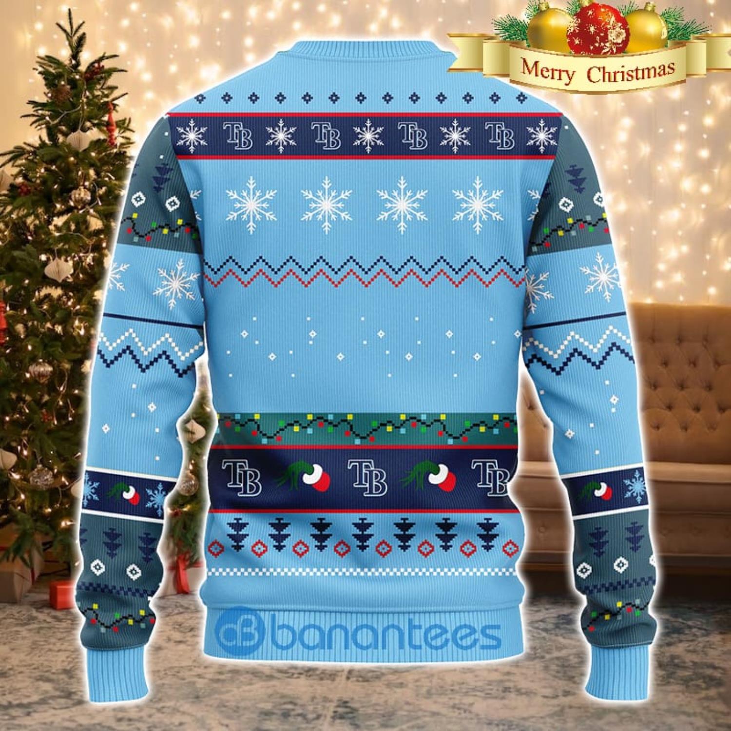 Christmas Gift Tampa Bay Rays Skull Pattern 3D Ugly Christmas Sweater For  Men And Women