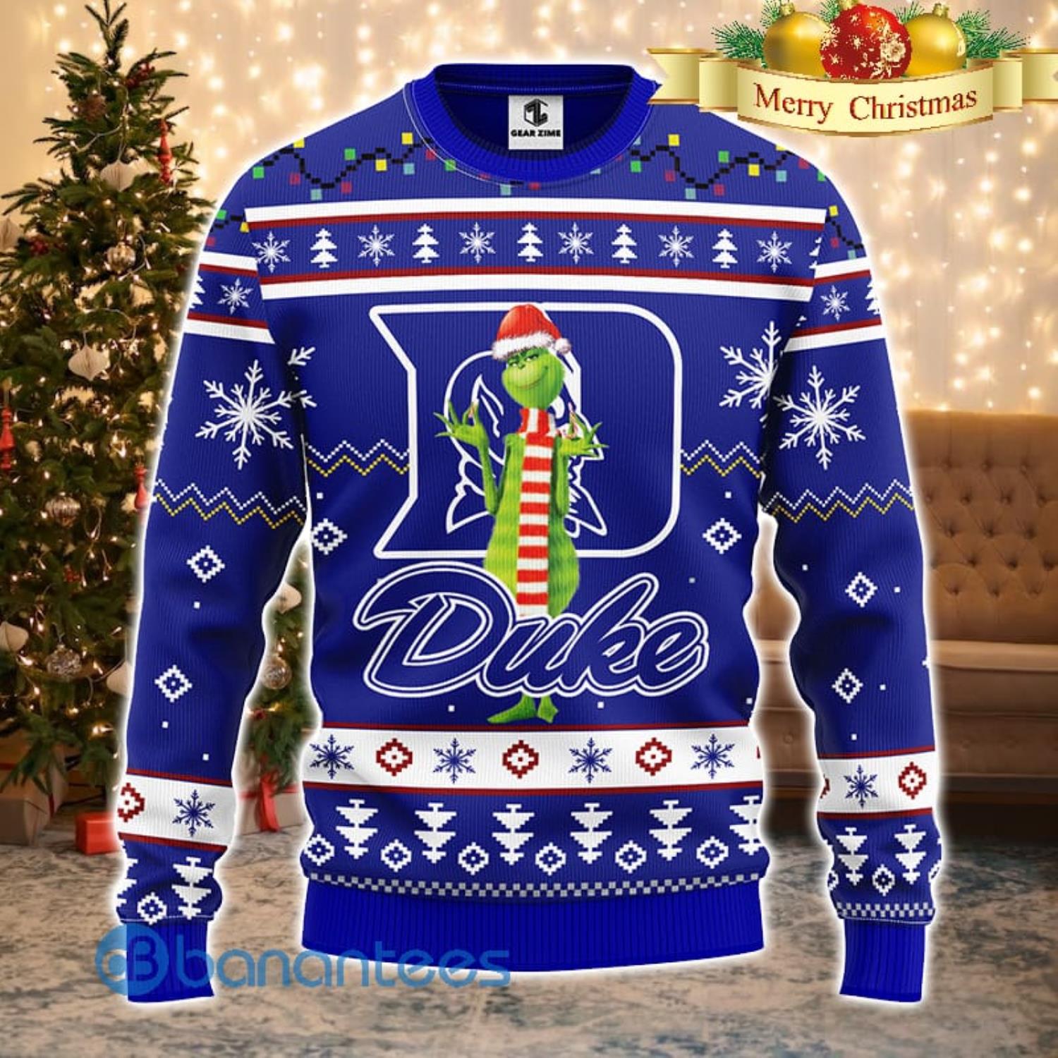 Merry Funny Detroit Tigers Gifts For Fan Merry Christmas Tree Knitted Xmas  3D Sweater - Freedomdesign