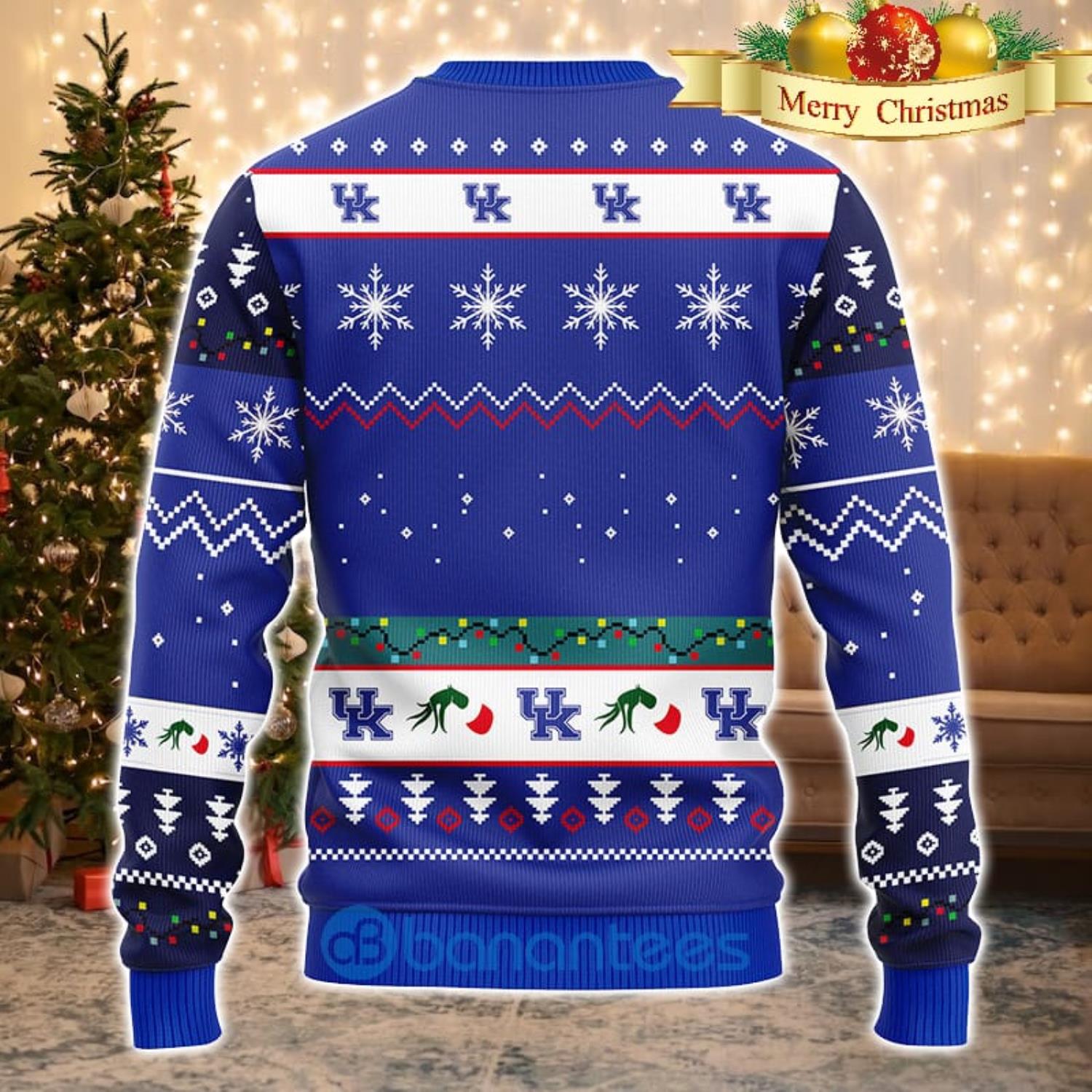 MLB Miami Marlins Print Funny Grinch Ugly Christmas Sweater - The