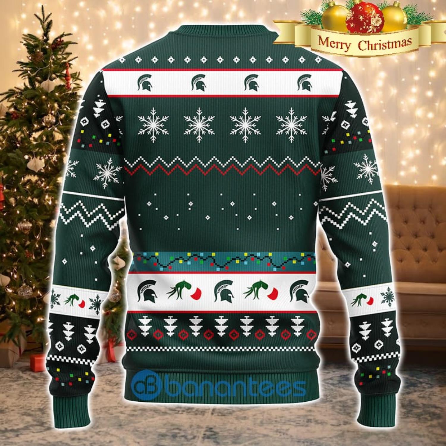 NCAA Montana Grizzlies Grinch Cold Ugly Christmas Sweater For Men Women -  Banantees