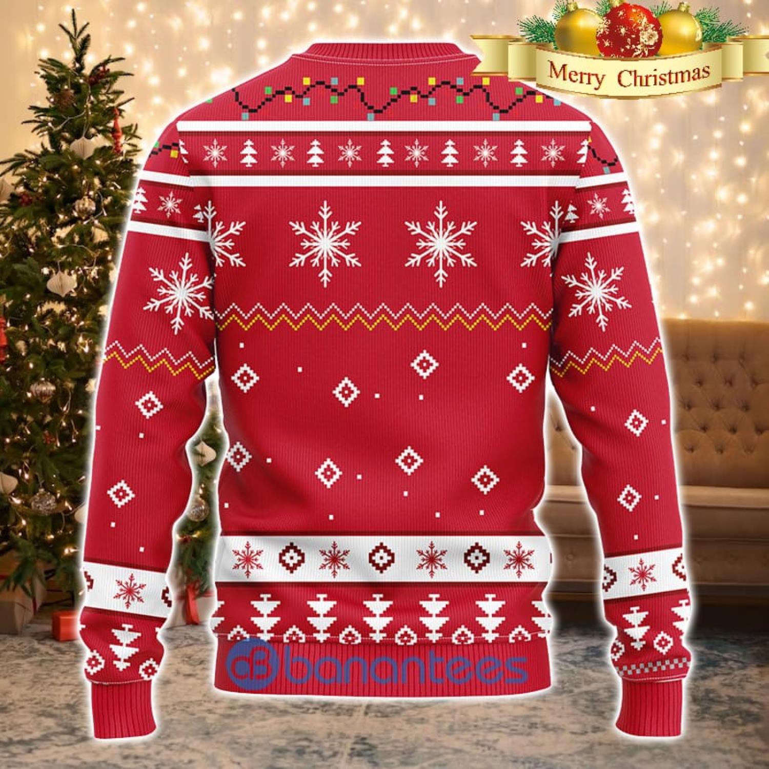 Arizona Cardinals Christmas Jumper Graphic Crew Sweatshirt - Mens