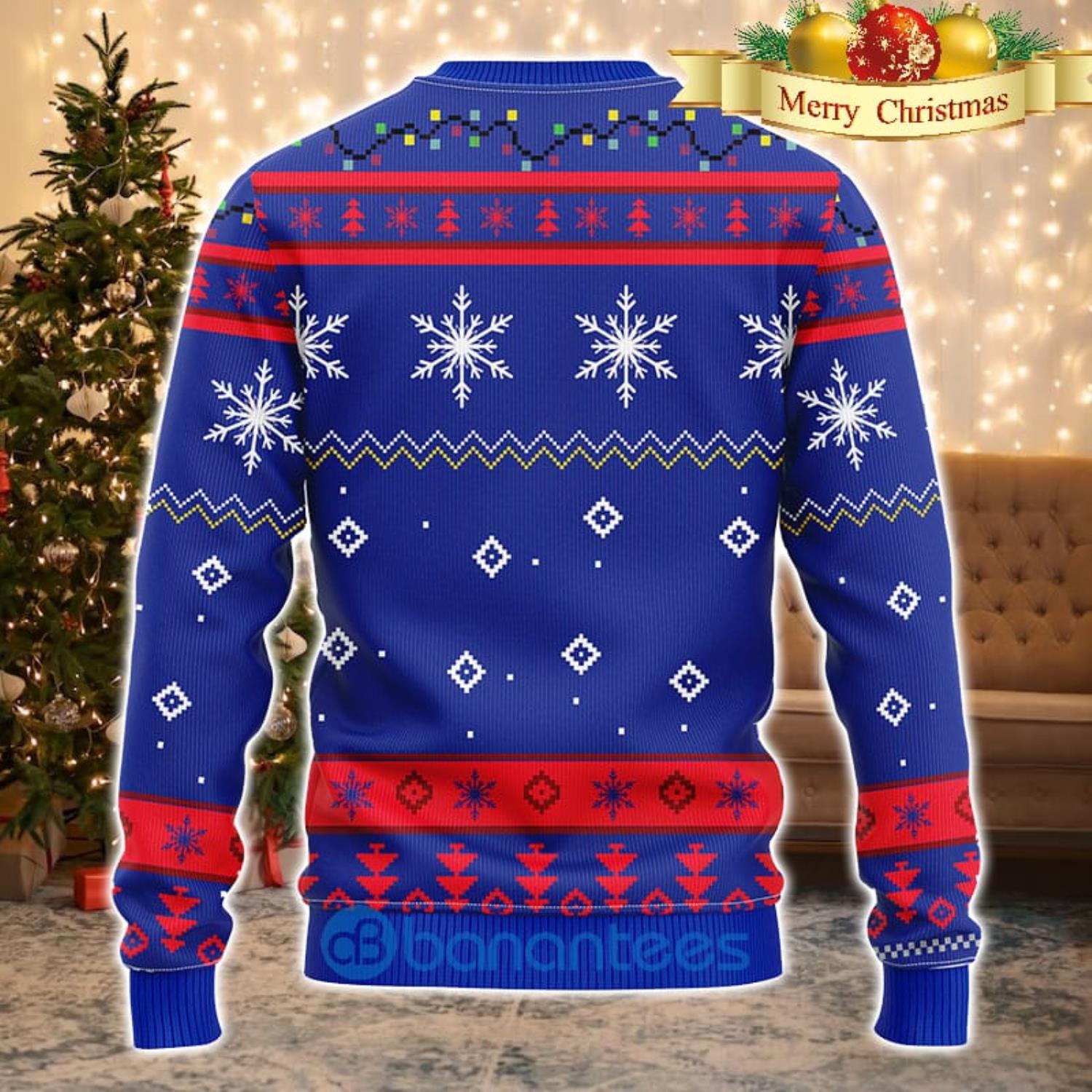 Men And Women Christmas Gift NFL Buffalo Bills Logo With Funny Grinch 3D Ugly Christmas Sweater For Fans Product Photo 2