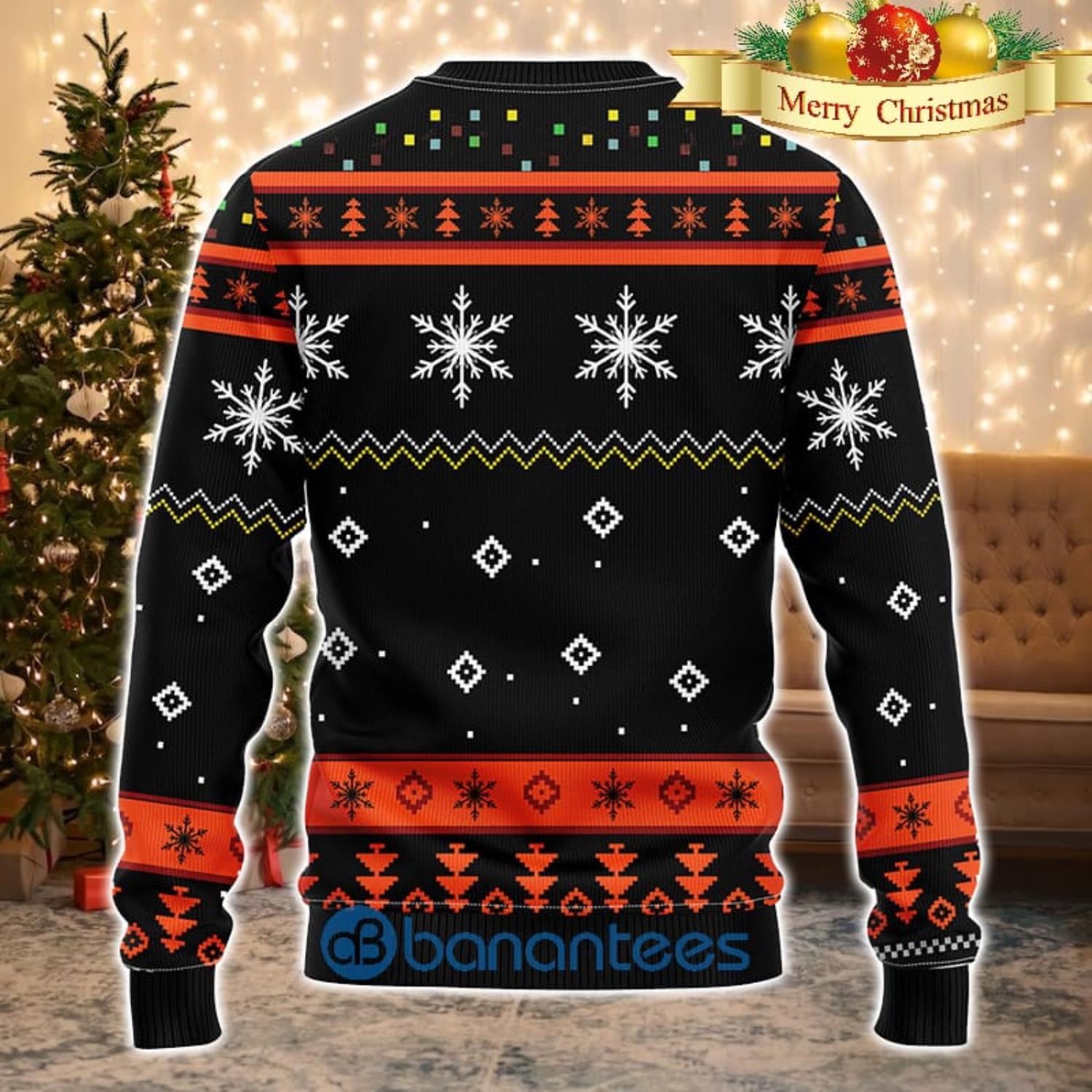 Men And Women Christmas Gift NFL Cincinnati Bengals Logo With Funny Grinch 3D Ugly Christmas Sweater For Fans Product Photo 2