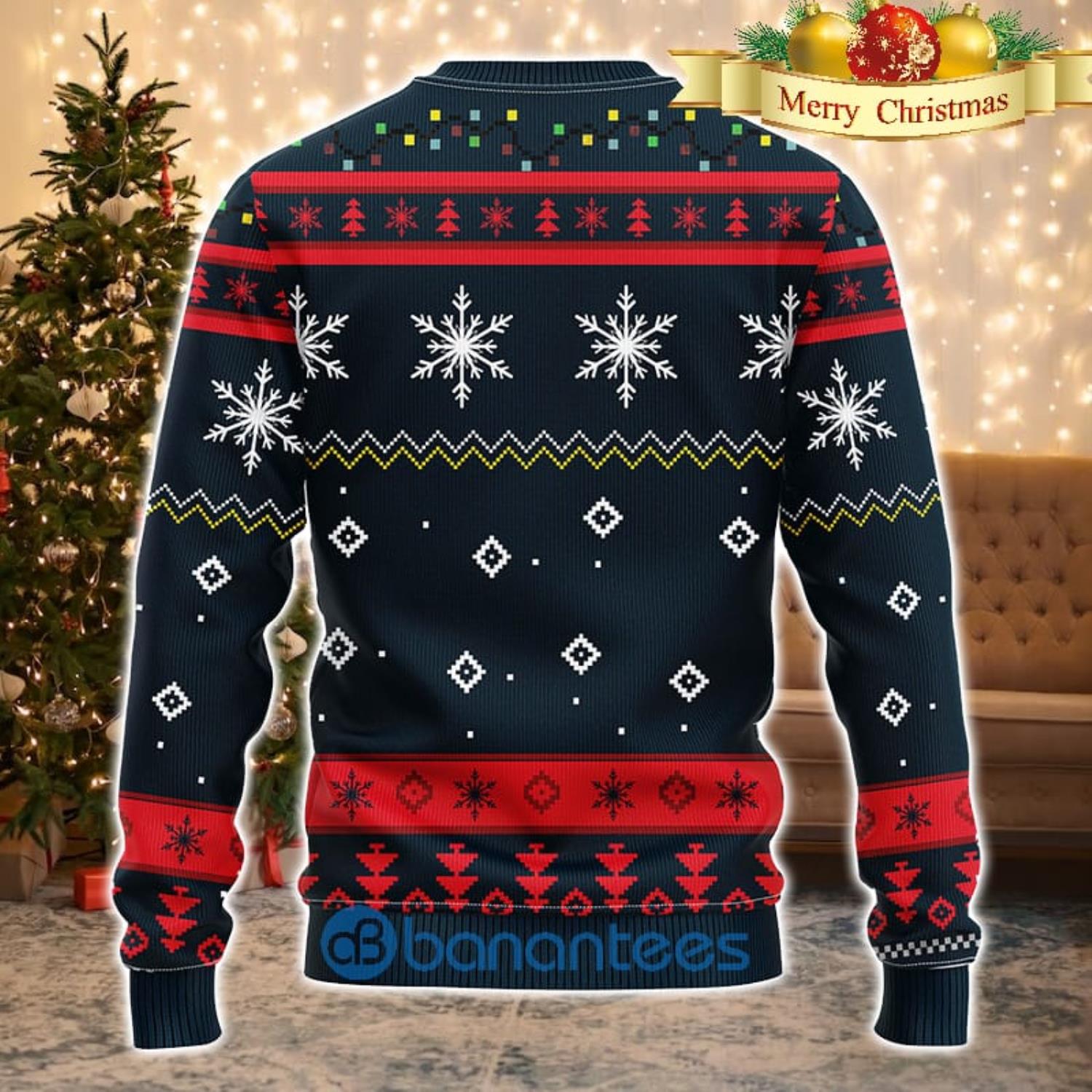 Men And Women Christmas Gift NFL Houston Texans Logo With Funny Grinch 3D Ugly Christmas Sweater For Fans Product Photo 2