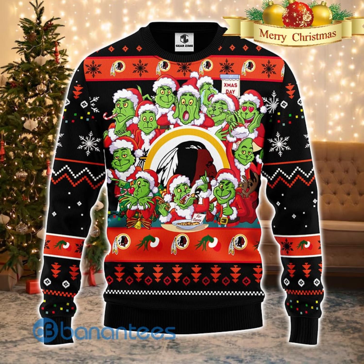 NFL Seattle Seahawks Christmas Gift 3D Ugly Christmas Sweater For Men And  Women - Banantees