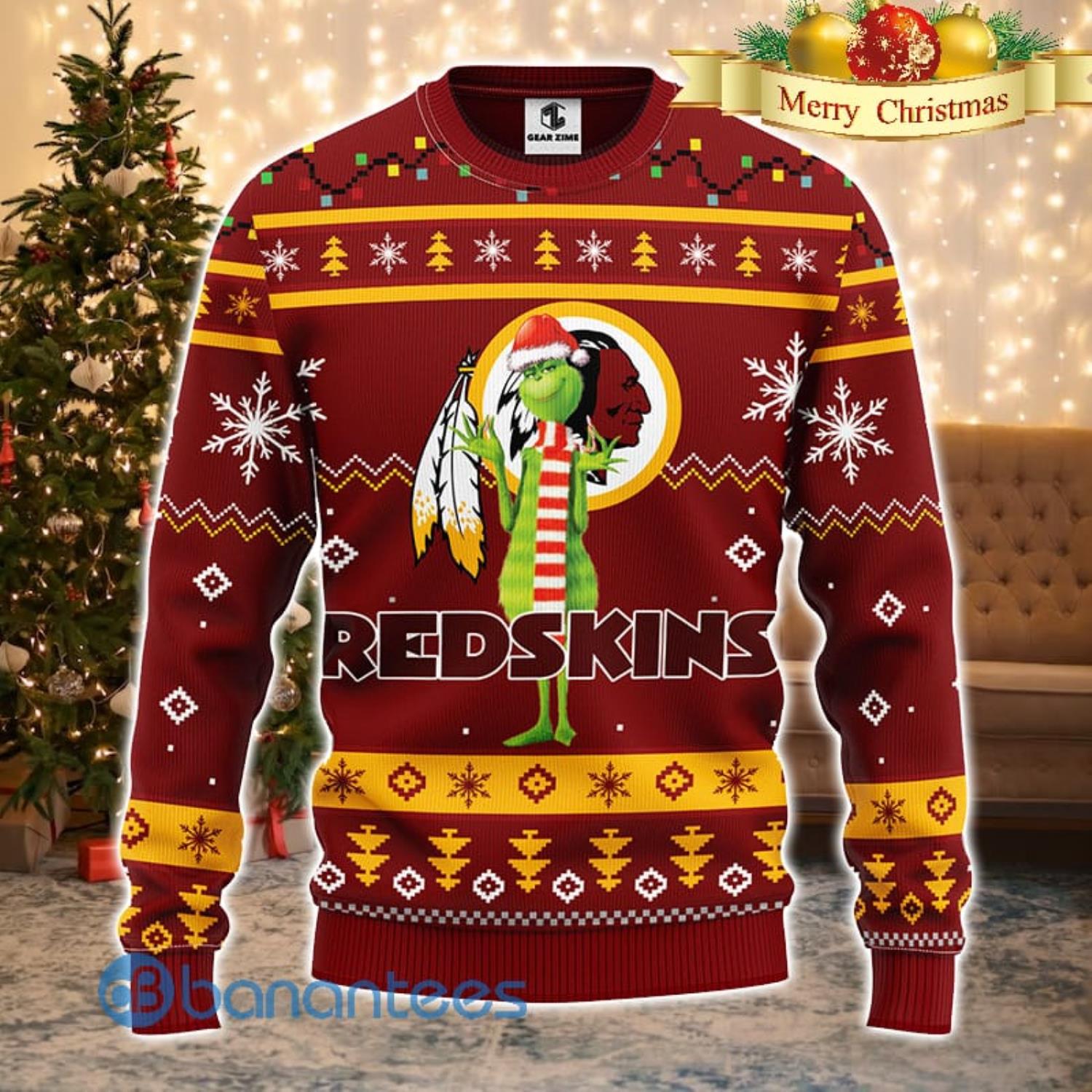 Hockey Ugly Christmas Sweater T-Shirt, Funny Men Women Gift