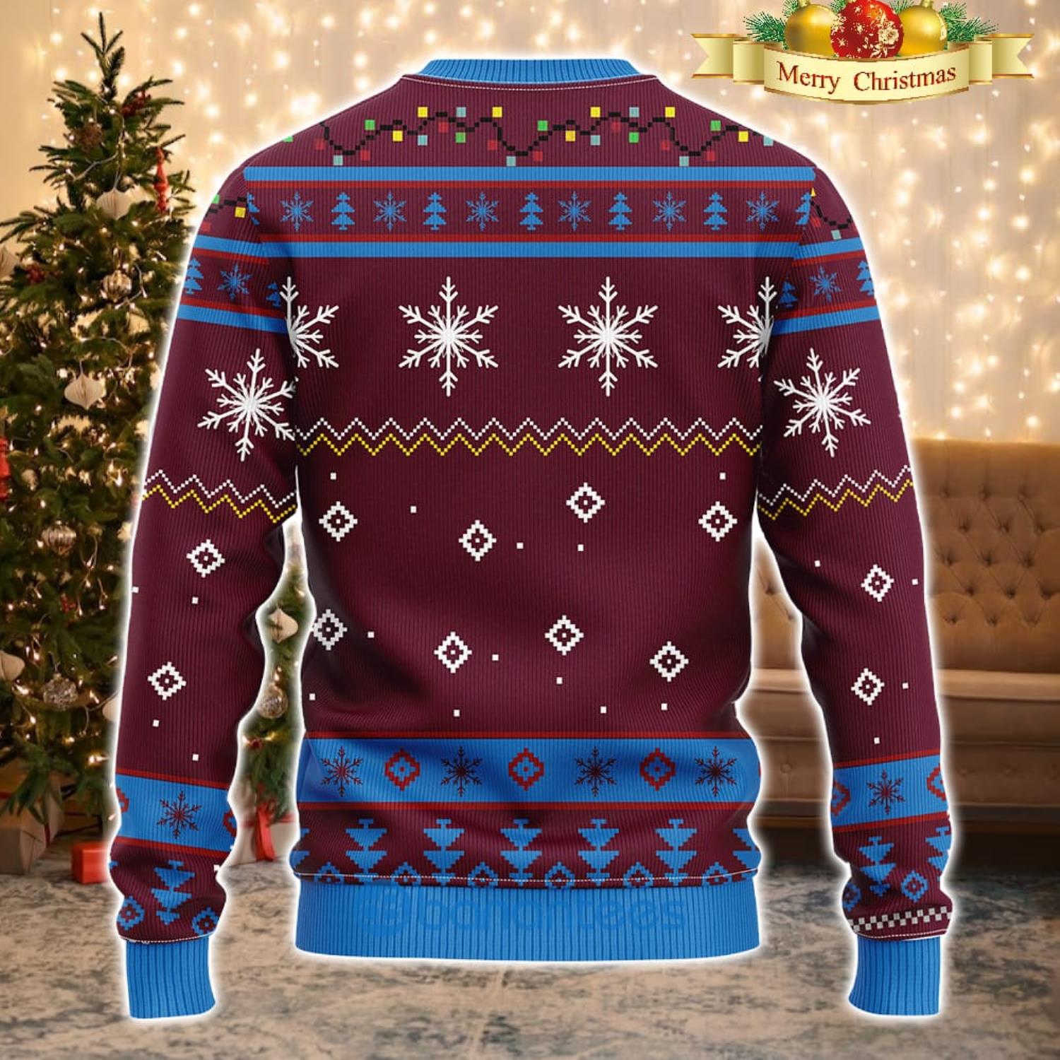 Men And Women Christmas Gift NHL Colorado Avalanche Logo With Funny Grinch 3D Ugly Christmas Sweater For Fans Product Photo 2