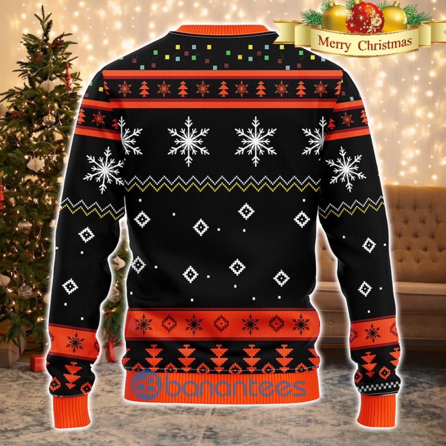 Men And Women Christmas Gift NHL Philadelphia Flyers Logo With Funny Grinch 3D Ugly Christmas Sweater For Fans Product Photo 2