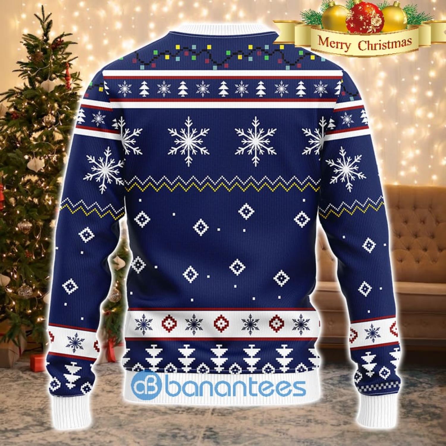 Men And Women Christmas Gift NHL Toronto Maple Leafs Logo With Funny Grinch 3D Ugly Christmas Sweater For Fans Product Photo 2
