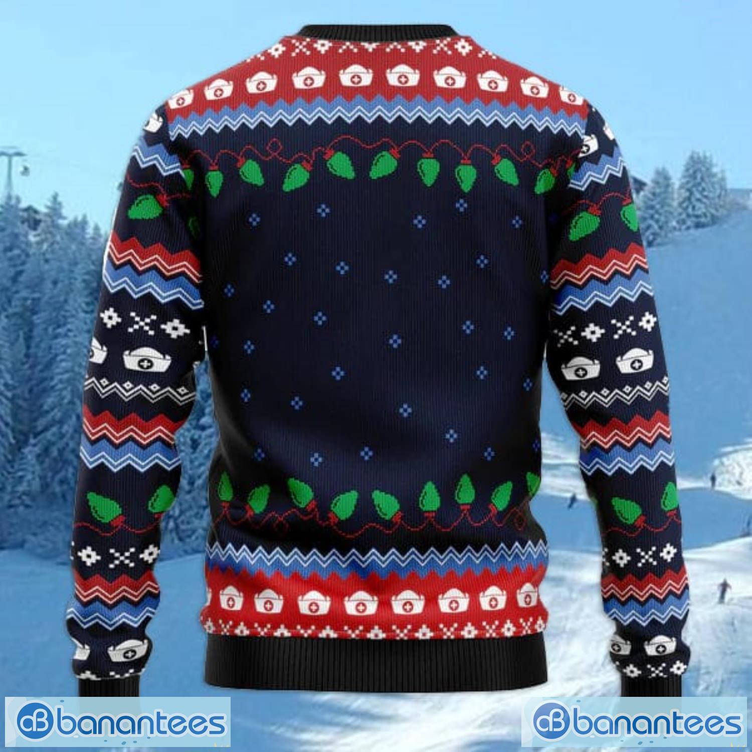 merry christmas nurse all over printed 3d ugly christmas sweater noel men and women gift 1 image Merry Christmas Nurse All Over Printed 3D Ugly Christmas Sweater Noel Men And Women Gift Product Photo 2