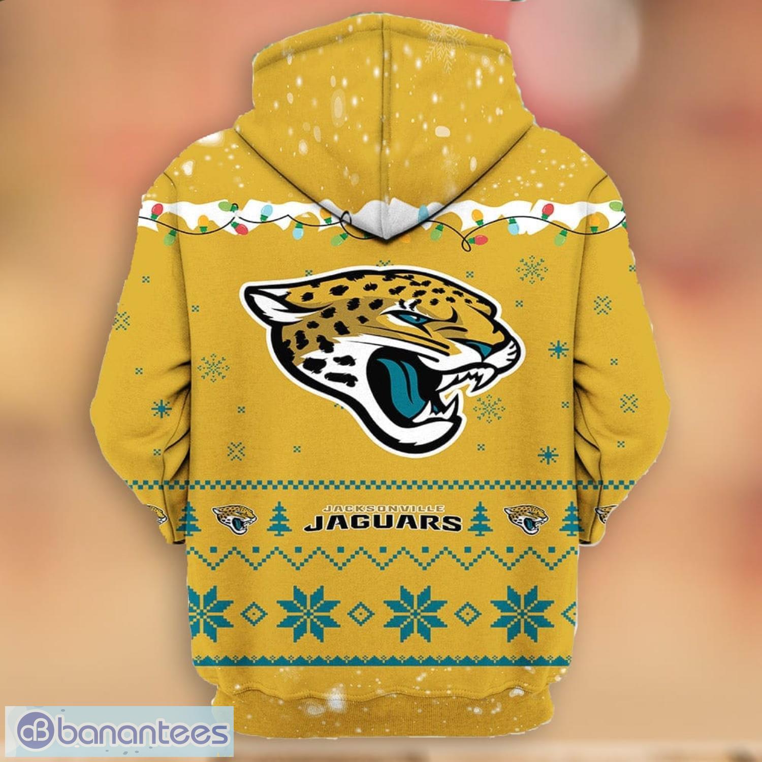 Merry Christmas 2023 Heart Pattern Jacksonville Jaguars New Trends 3D Hoodie  Christmas Gift For Men And Women - Freedomdesign