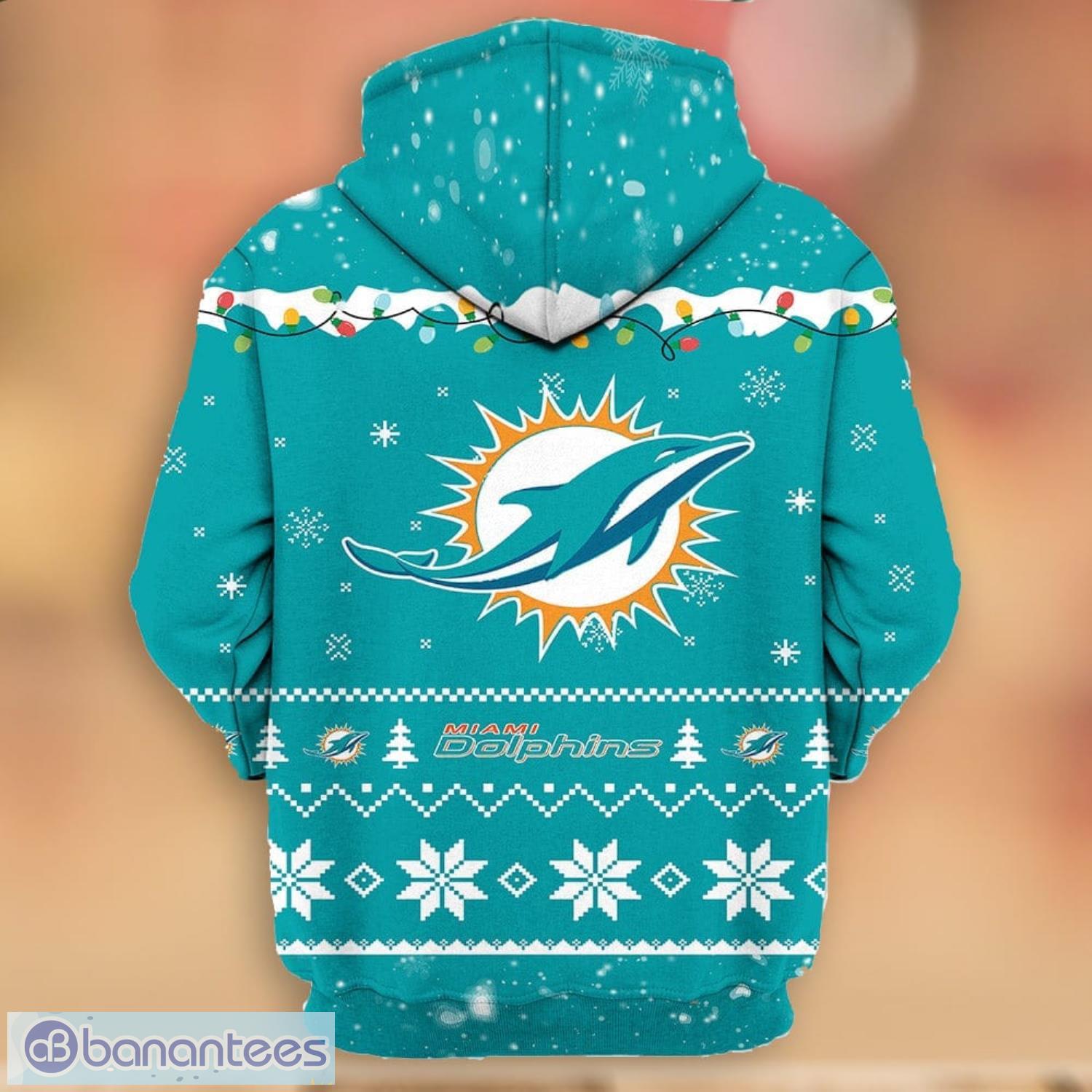 Merry Christmas Season 2023 Miami Dolphins 3D Hoodie Christmas