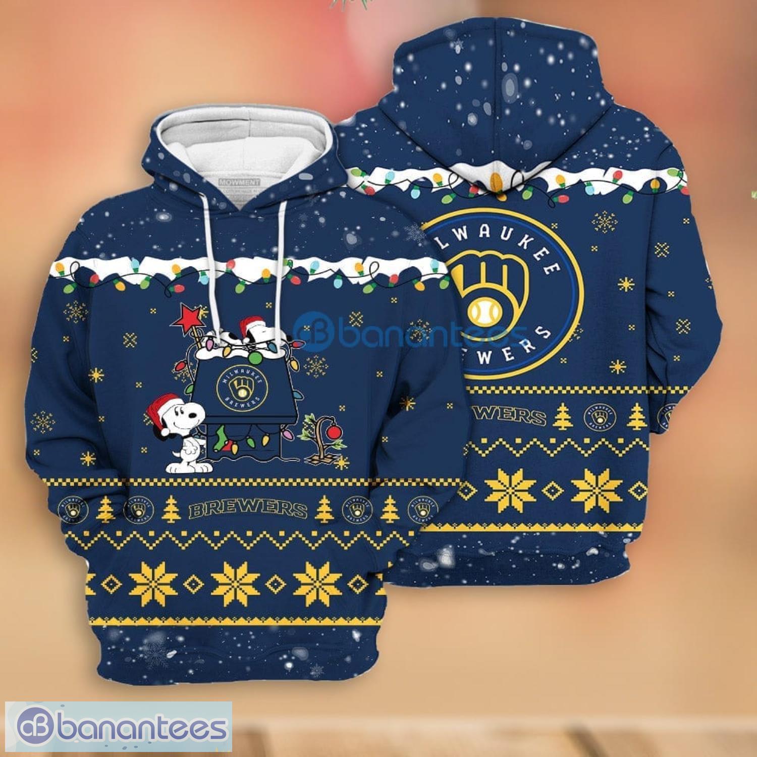 Milwaukee Brewers 3D Personalized Zip Hoodie All Over Print