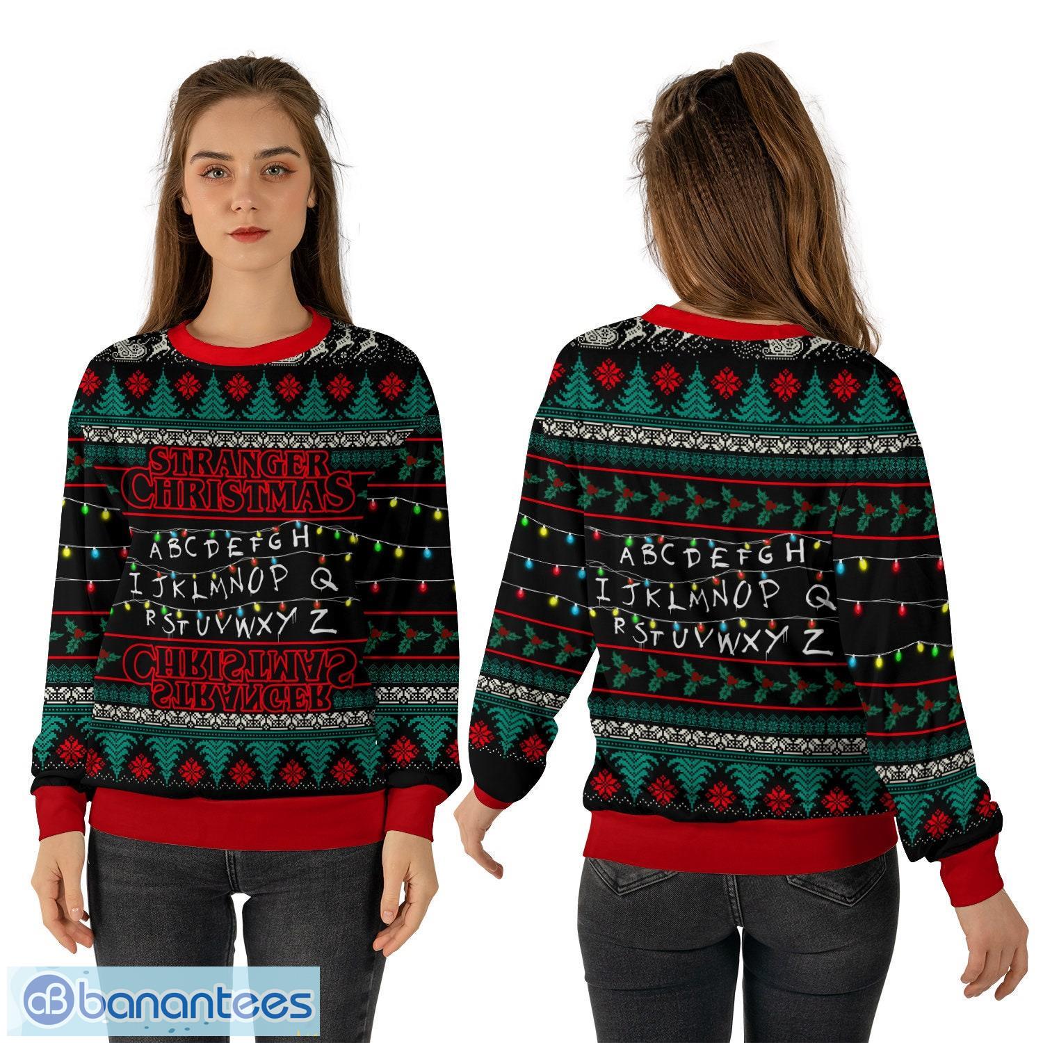 Merry Strange Christmas Gift Ugly Christmas Sweater Product Photo 1