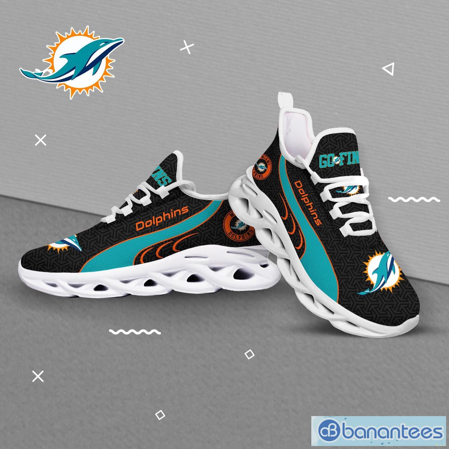 NFL Miami Dolphins Max Soul Sneaker Sport Fans Running Shoes