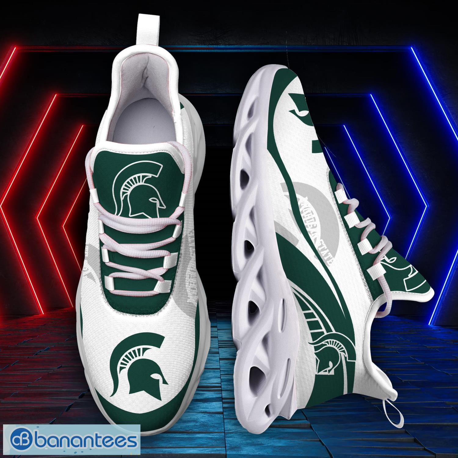 Michigan State Spartans Sneakers Max Soul Sneakers Sport Gift For Men And Women - Michigan State Spartans Sneakers Max Soul Trending Summer 51190_4