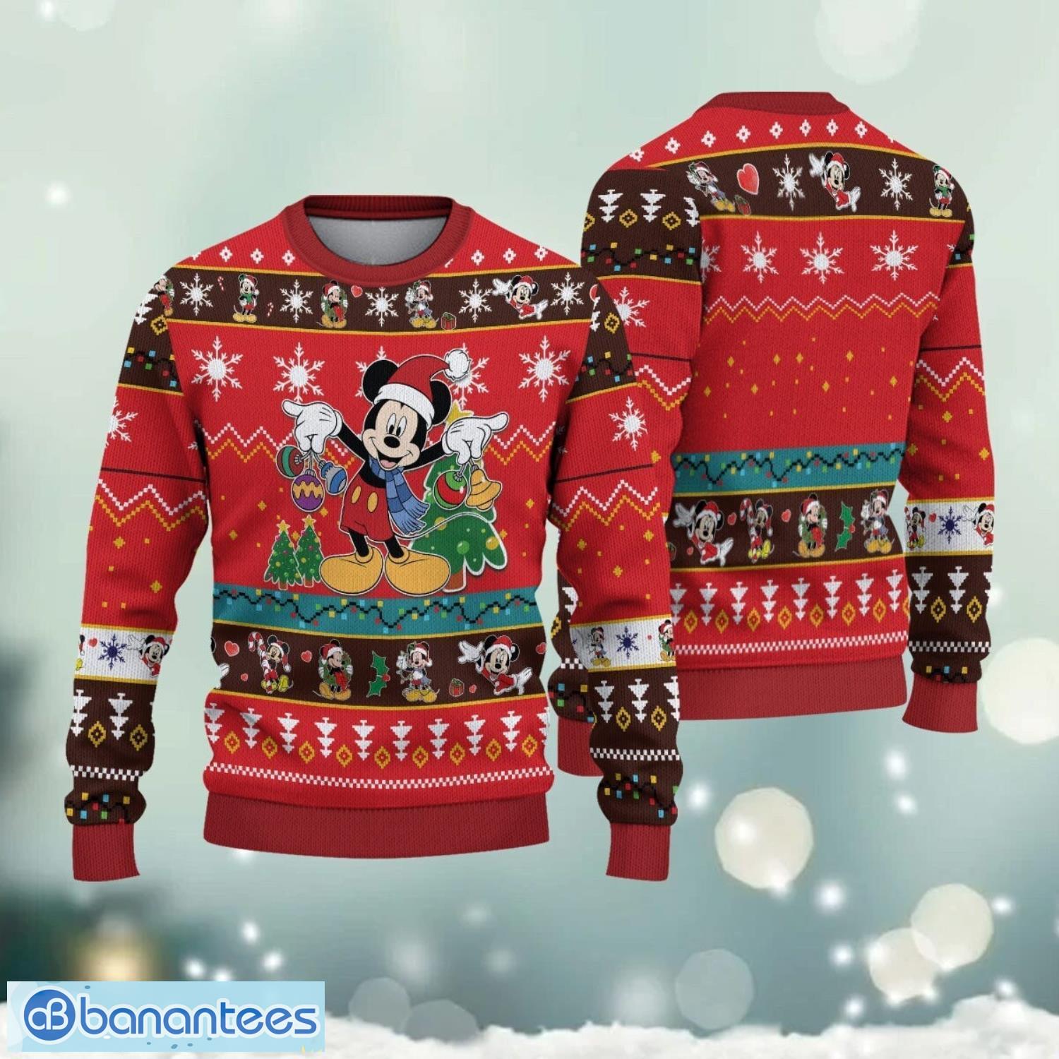 Carolina Panthers Mickey Mouse Ugly Christmas Sweater - Perfect Gifts For  Your Loved Ones