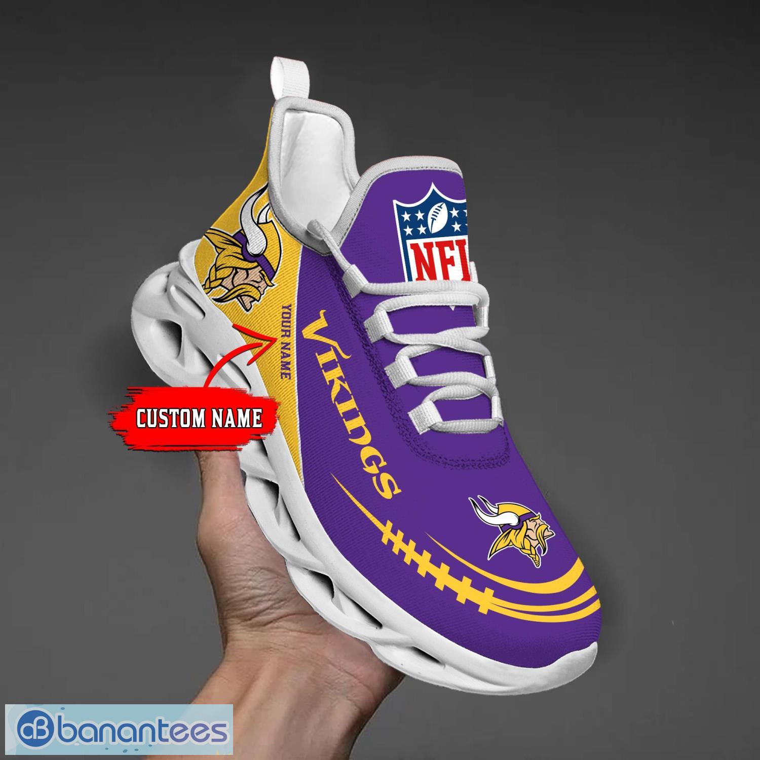 40% OFF Minnesota Vikings Sneakers Max Soul Shoes On Sale – 4 Fan Shop