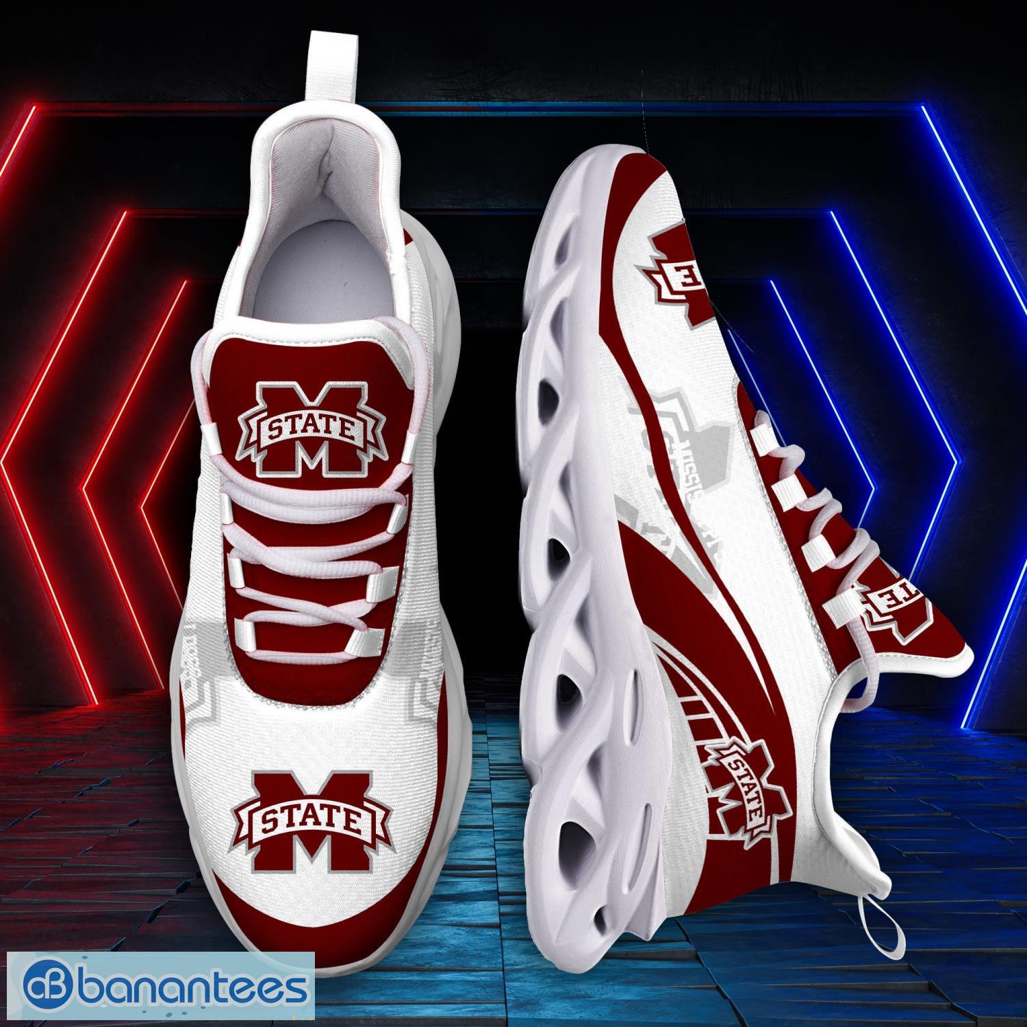 Mississippi State Bulldogs Sneakers Max Soul Sneakers Sport Gift For Men And Women - Mississippi State Bulldogs Sneakers Max Soul Trending Summer 51190_4
