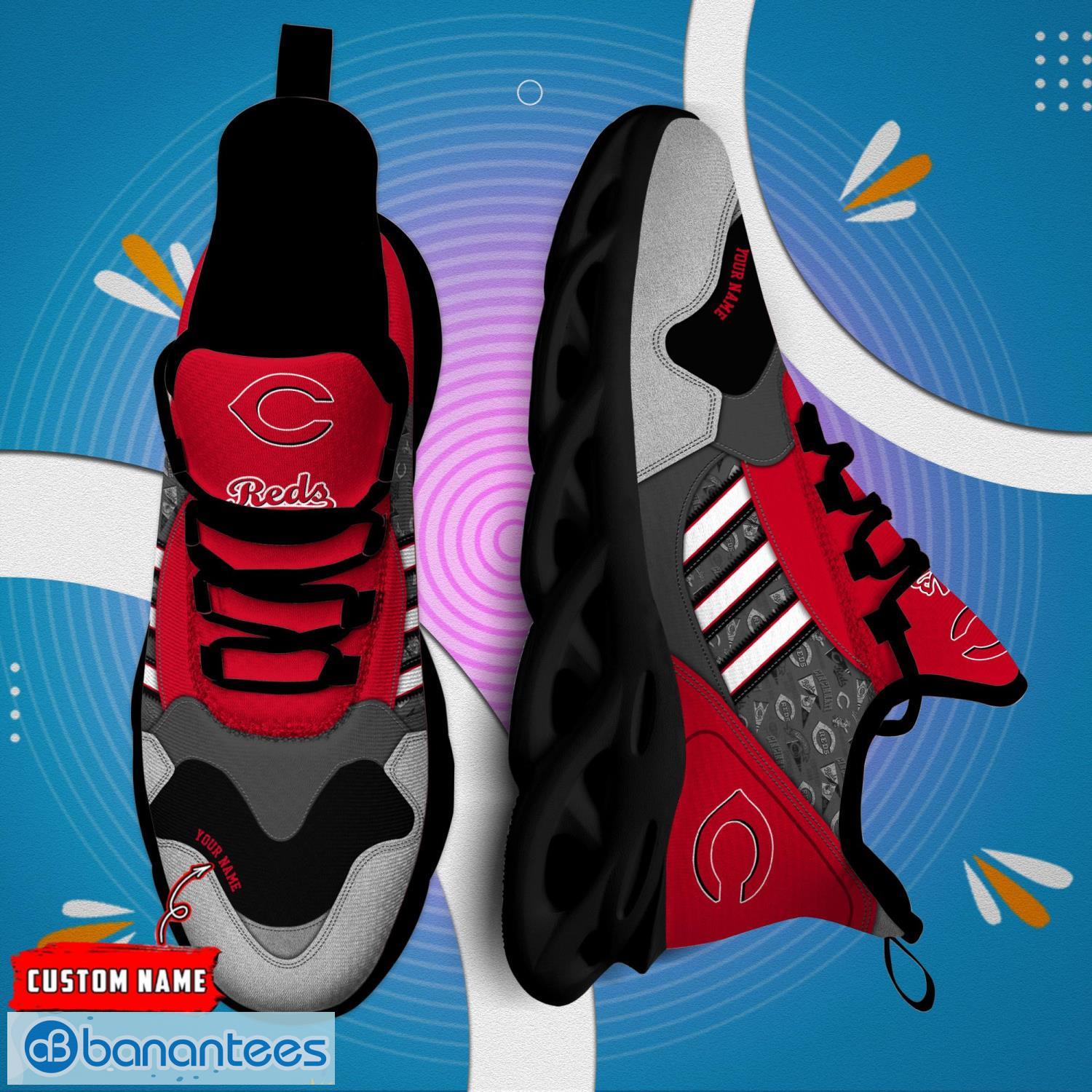 Cincinnati Reds Custom Name Max Soul Sneakers Men And Women