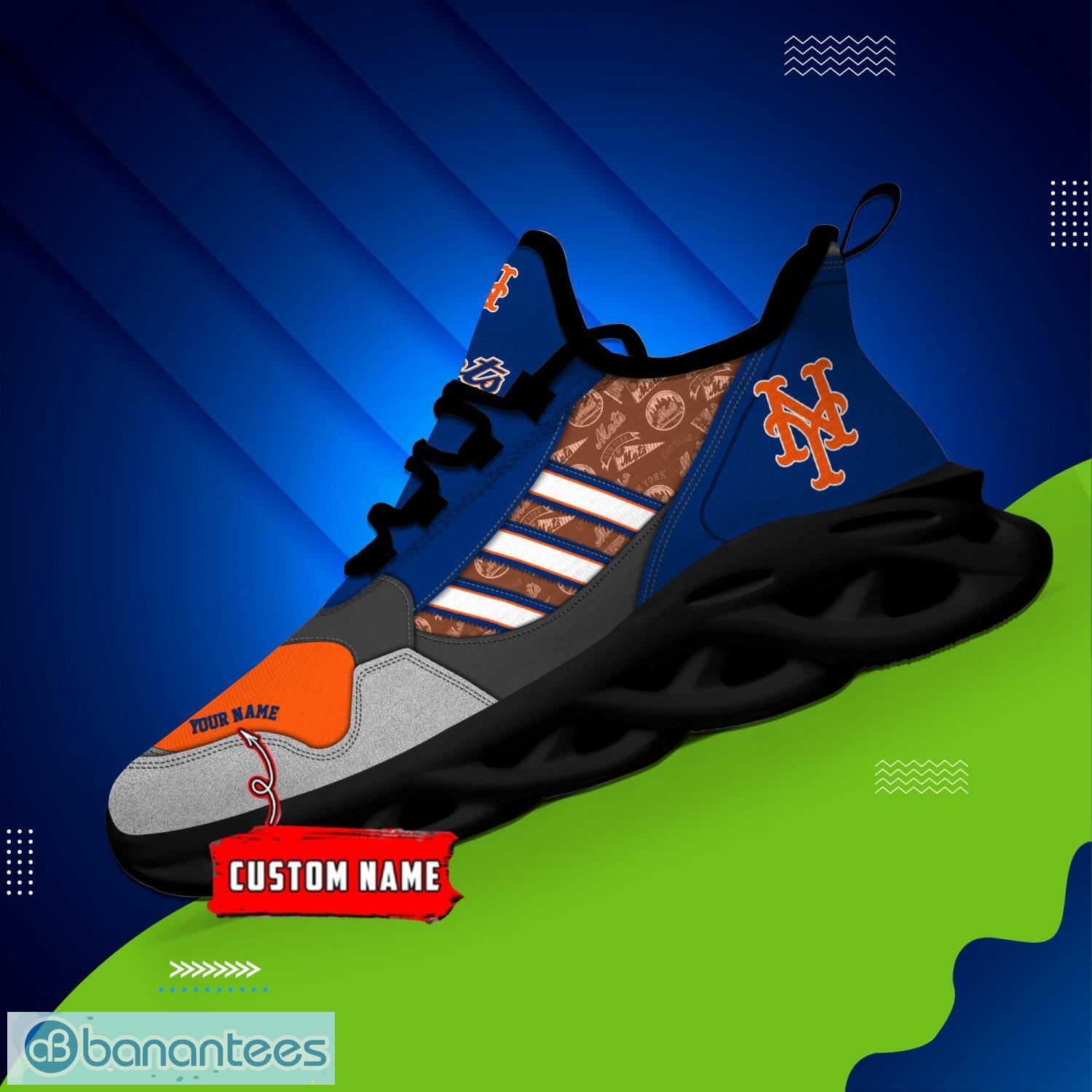 New York Mets MLB Personalized New Max Soul Sneaker - Owl Fashion Shop