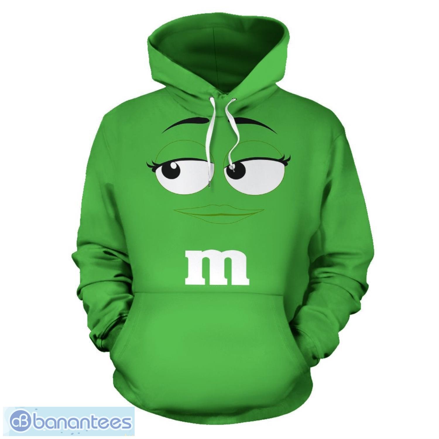 M&M Chocolate Green Hoodie - Banantees