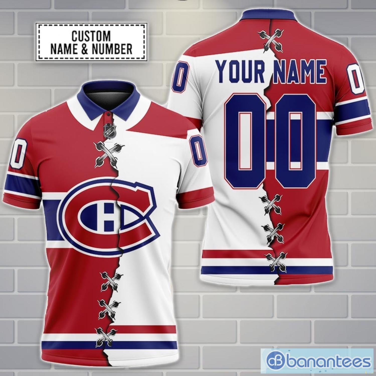 NHL Name & Number Tees, NHL Jersey Shirts