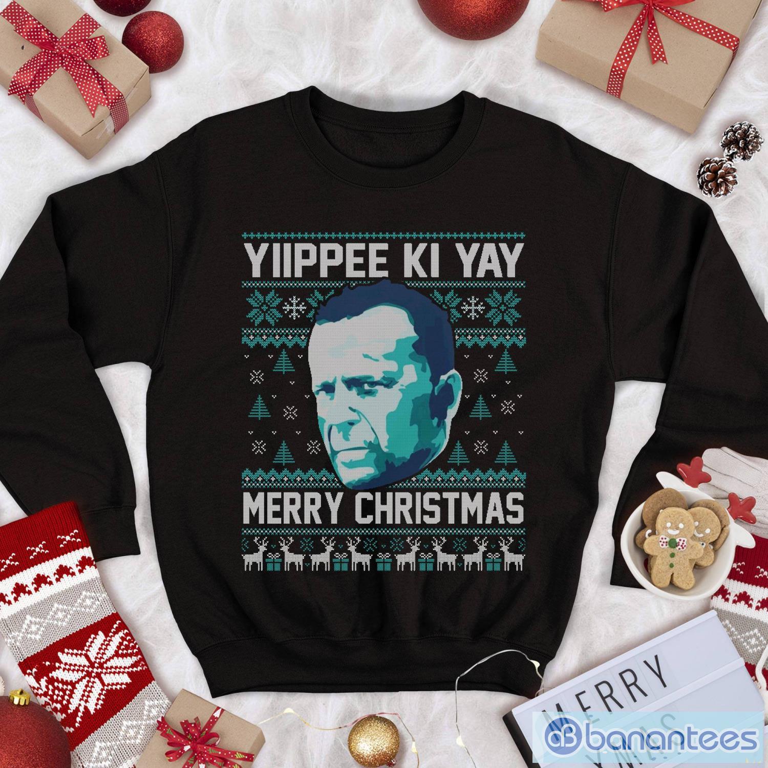 nakatomi plaza christmas party 1988 christmas sweatshirt john mcclane christmas gift image Nakatomi Plaza Christmas Party 1988 Christmas Sweatshirt John McClane Christmas Gift Product Photo 1