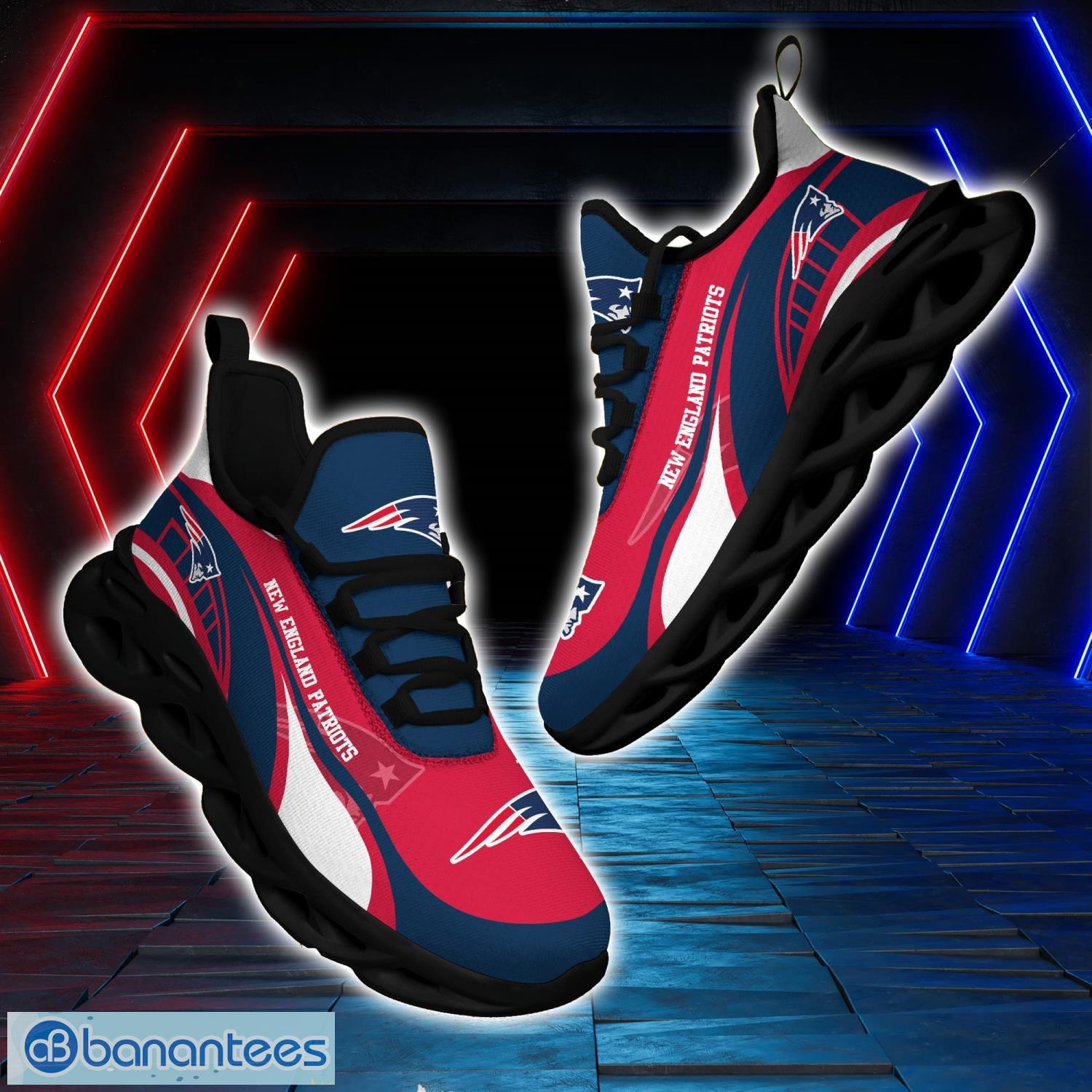 New England Patriots Sneakers Max Soul Sneakers Sport Gift For Men And Women - New England Patriots Sneakers Max Soul Trending Summer 51190_5