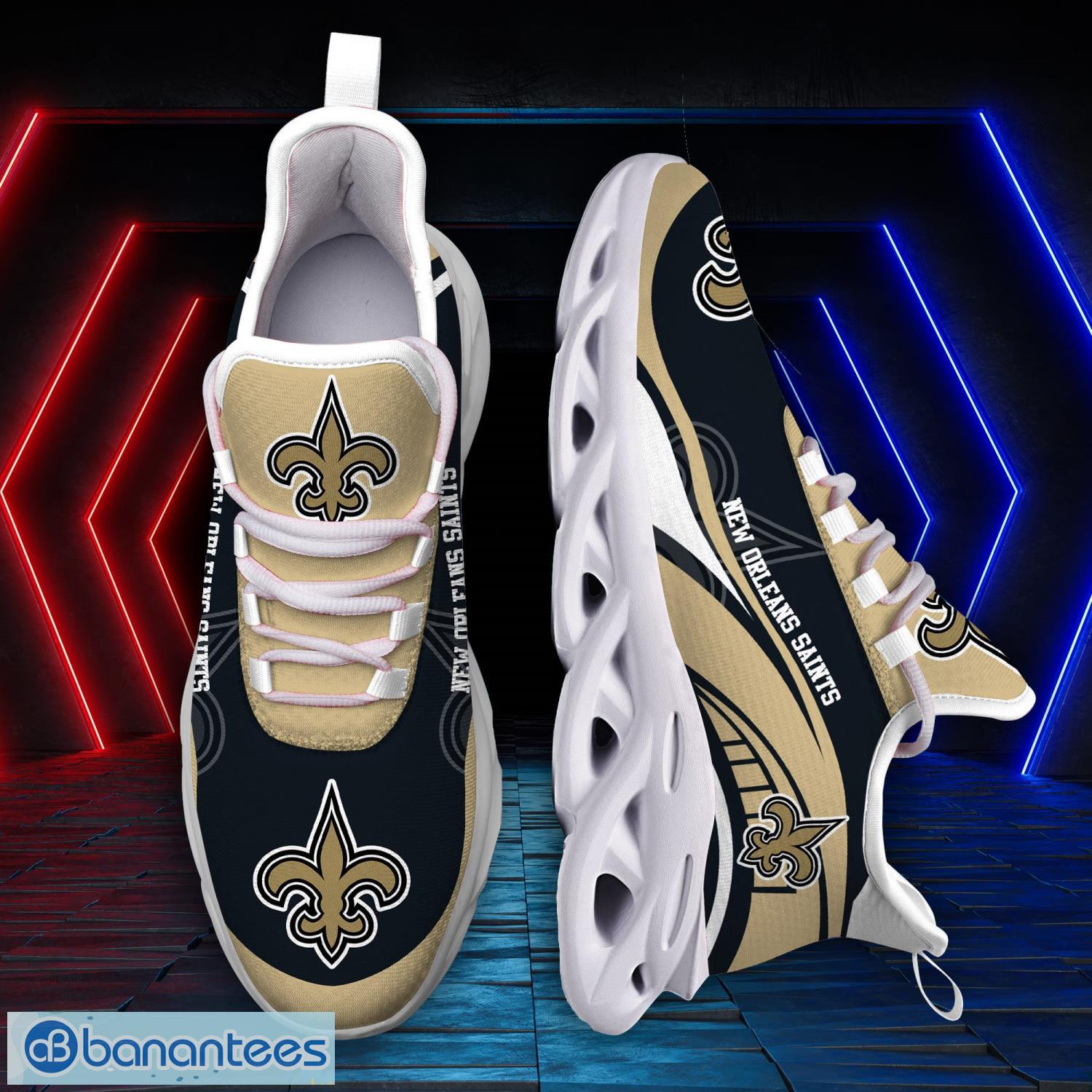 New Orleans Saints Sneakers Max Soul Sneakers Sport Gift For Men And Women - New Orleans Saints Sneakers Max Soul Trending Summer 51190_4