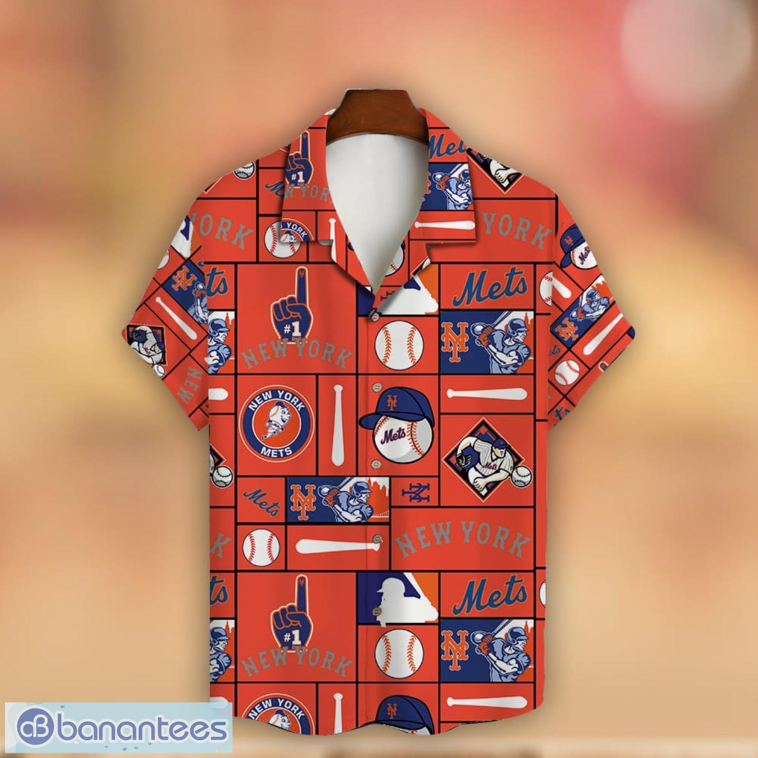 New York Mets Major League Baseball Print Hawaiian Shirt