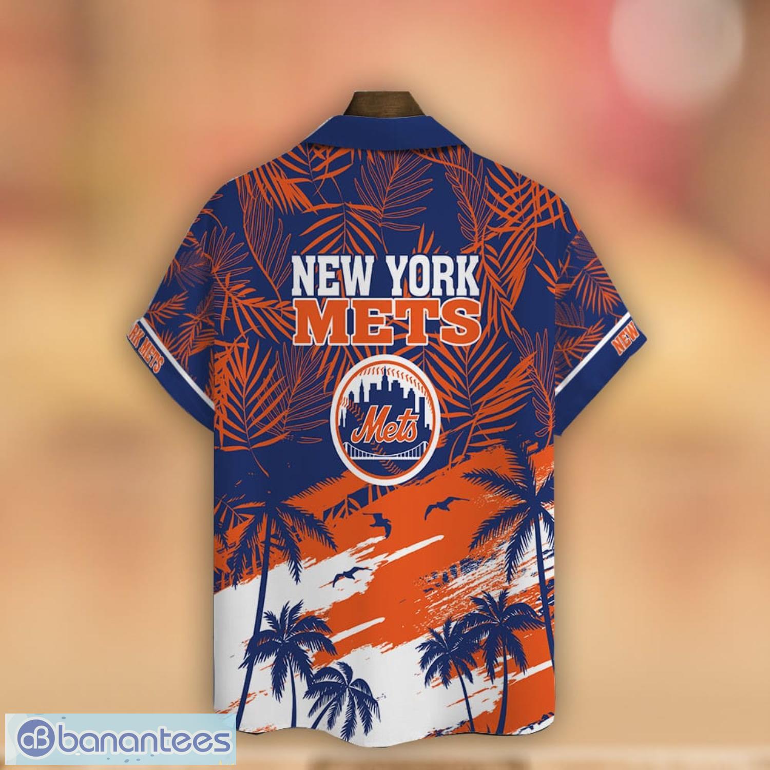 New York Mets Major League Baseball 3D Print Hawaiian Shirt Gift For Men  And Women