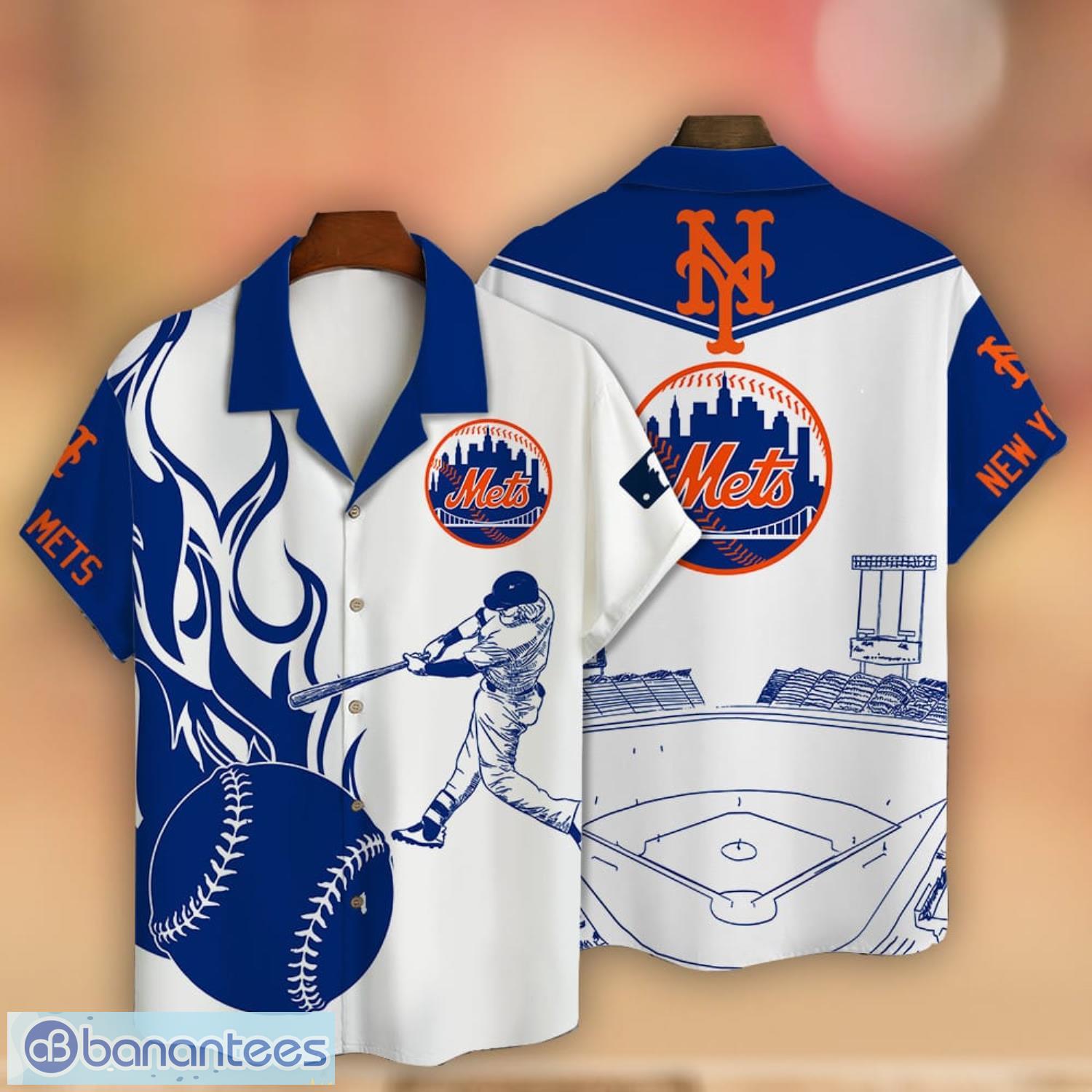 New York Mets Major League Baseball 3D Print Hawaiian Shirt Gift