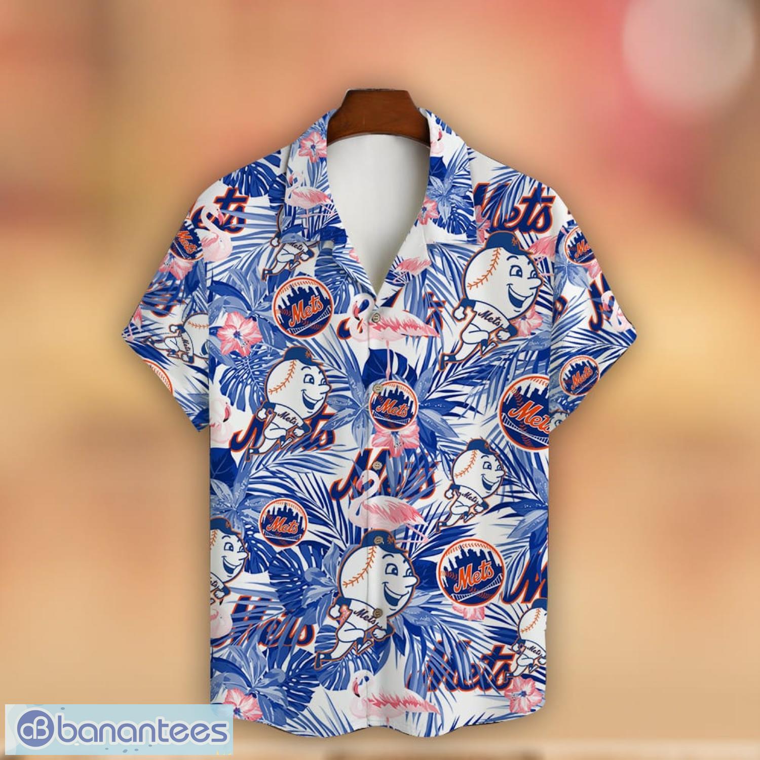 New York Mets Major League Baseball 3D Print Hawaiian Shirt, New York Mets  Hawaiian Shirt