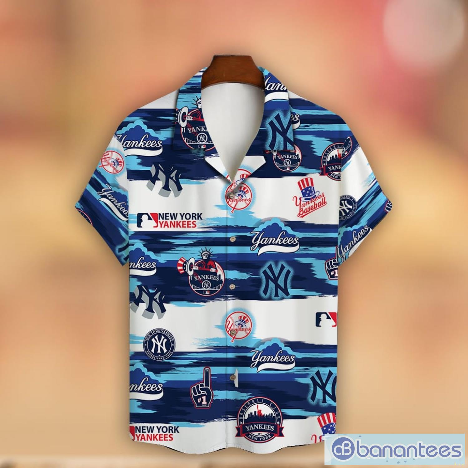 New York Yankees Team Member Signed 3D Custom Name Hawaiian Shirt