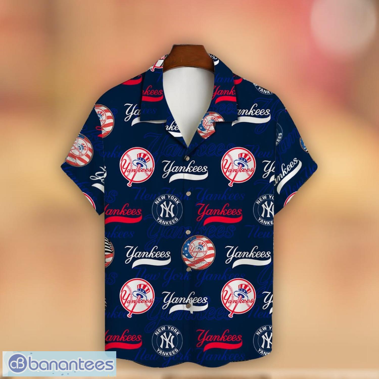 New York Yankees Pineapple Aloha Hawaiian Shirt New York Yankees