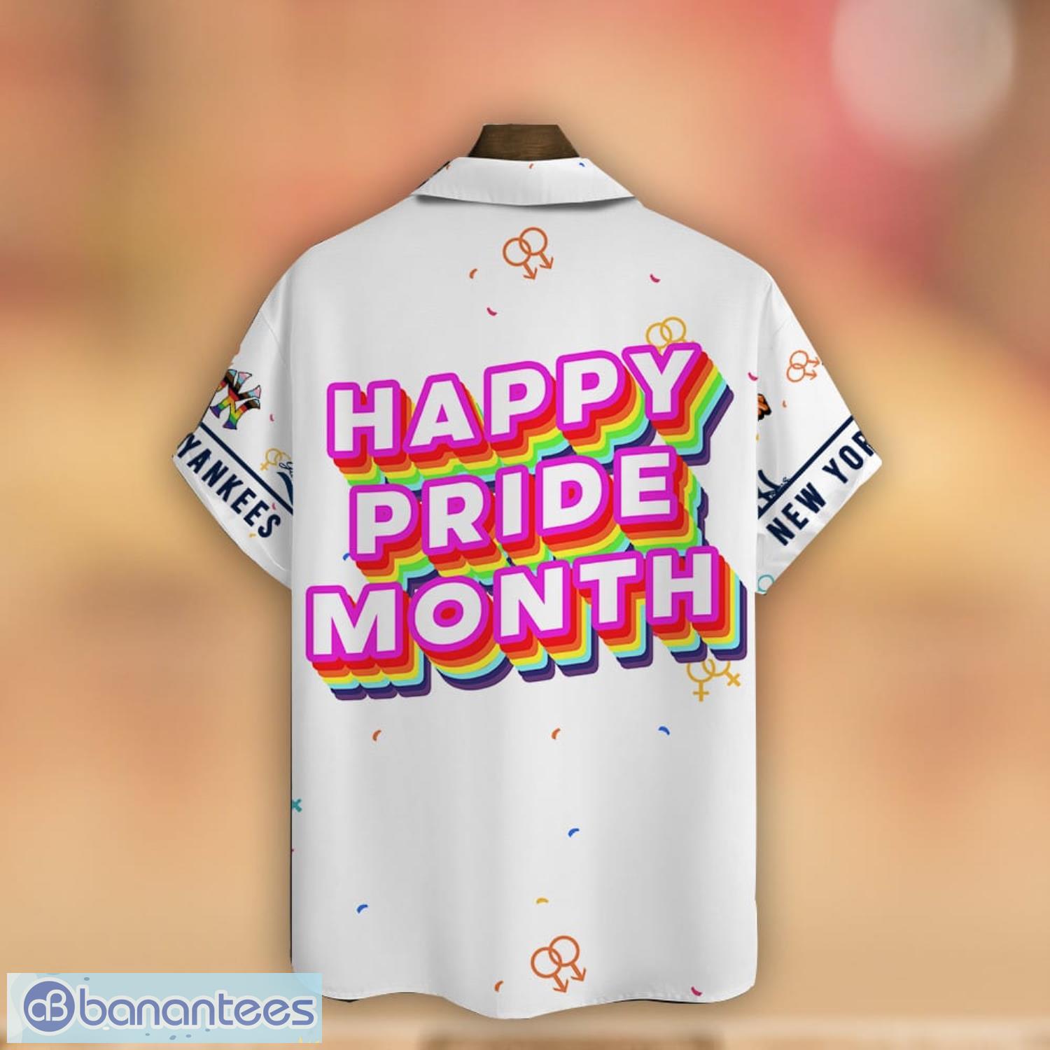 New York Yankees MLB Happy Pride Month Hawaiian Shirt - Banantees