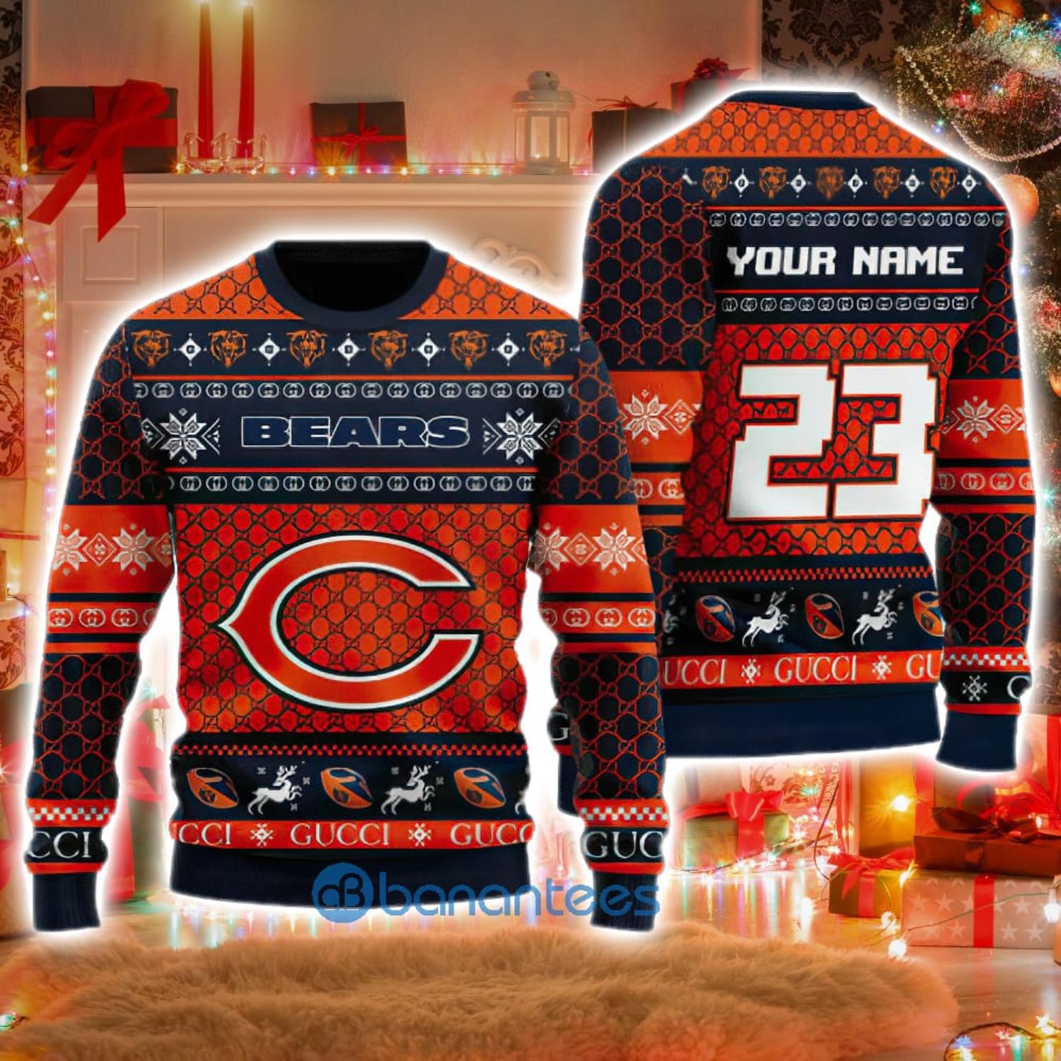 Chicago Bears Ugly Christmas Sweater - Banantees