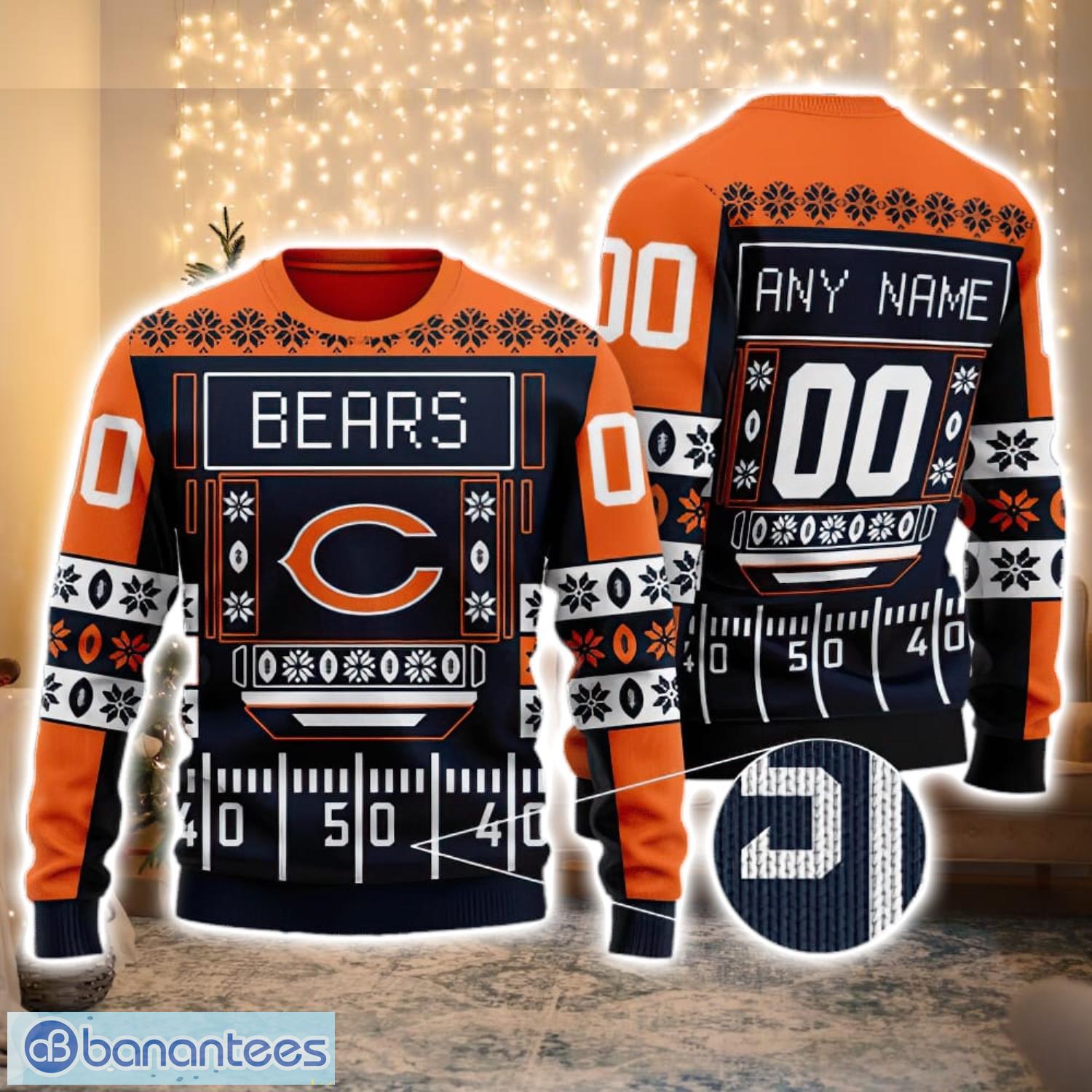 Chicago Bears Christmas Grinch Sweater For Fans - Banantees