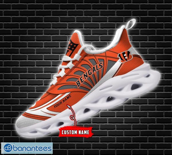 Cincinnati Bengals NFL Clunky Sneakers Max Soul Shoes - Growkoc