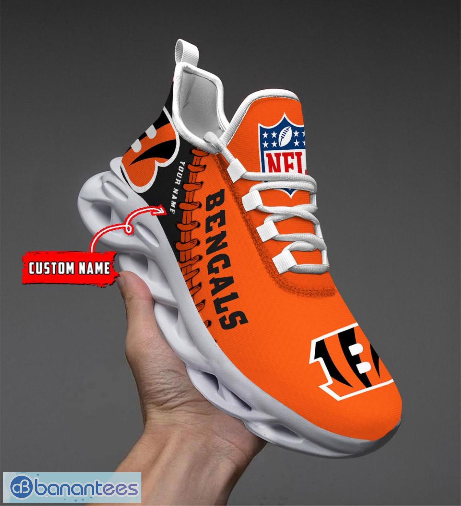 Cincinnati Bengals NFL Men And Women Running Sneakers Ultra Max