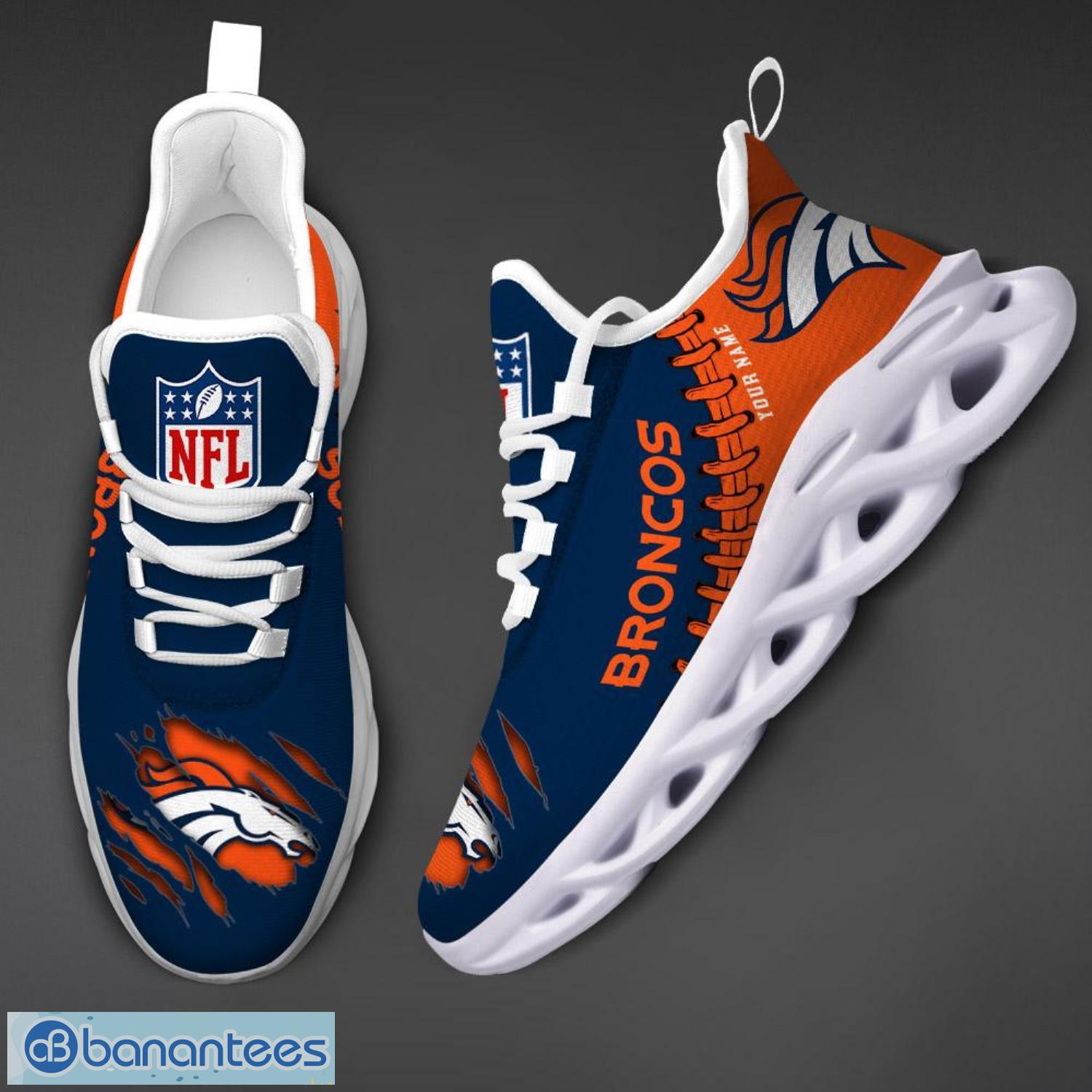 Denver Broncos NFL Max Soul Sneakers Running Shoes - Banantees