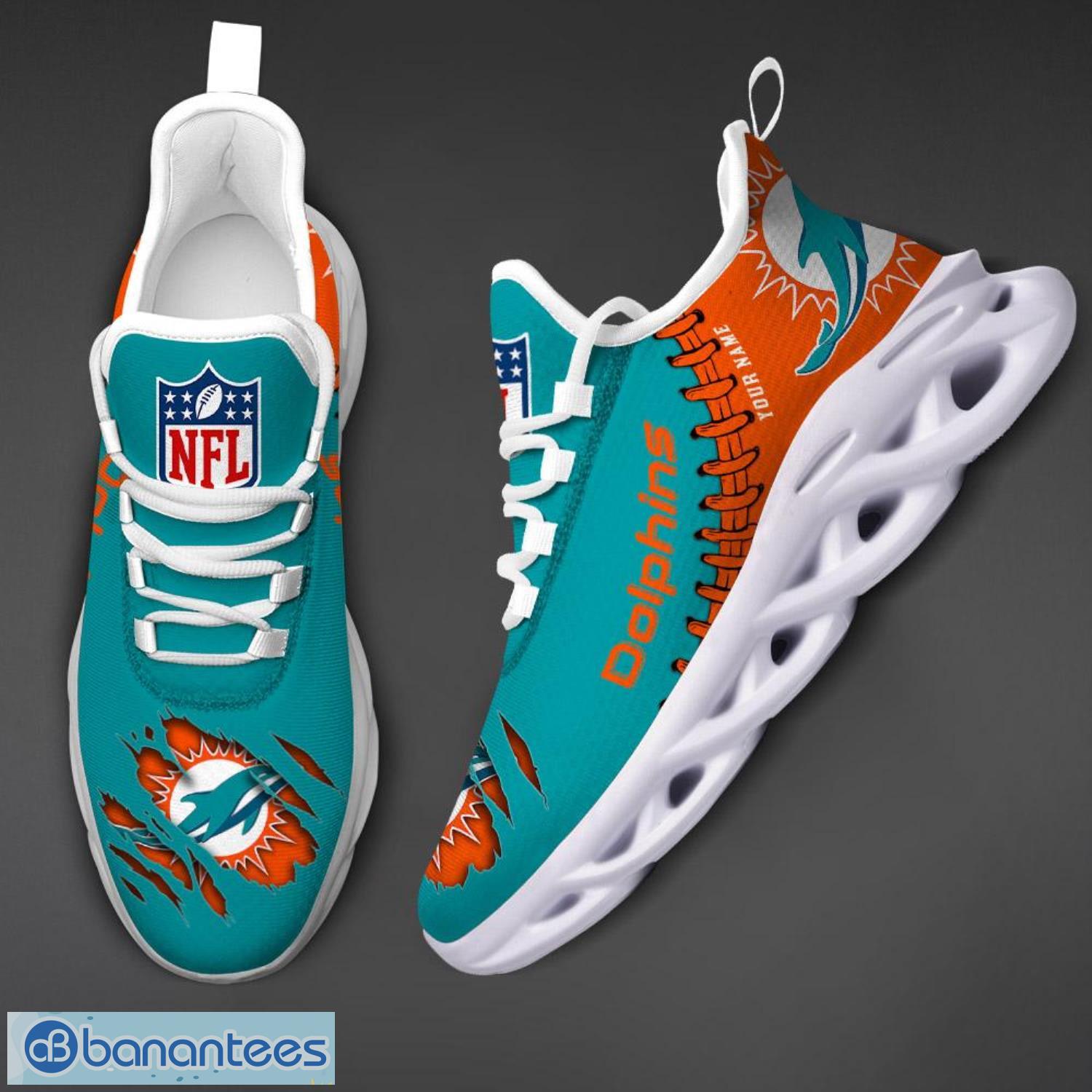 Miami Dolphins NFL Max Sou Sneakers Running Shoes