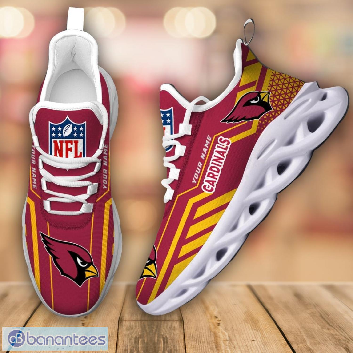 Arizona Cardinals NFL Symbol Max Soul Sneakers Running Shoes - Banantees