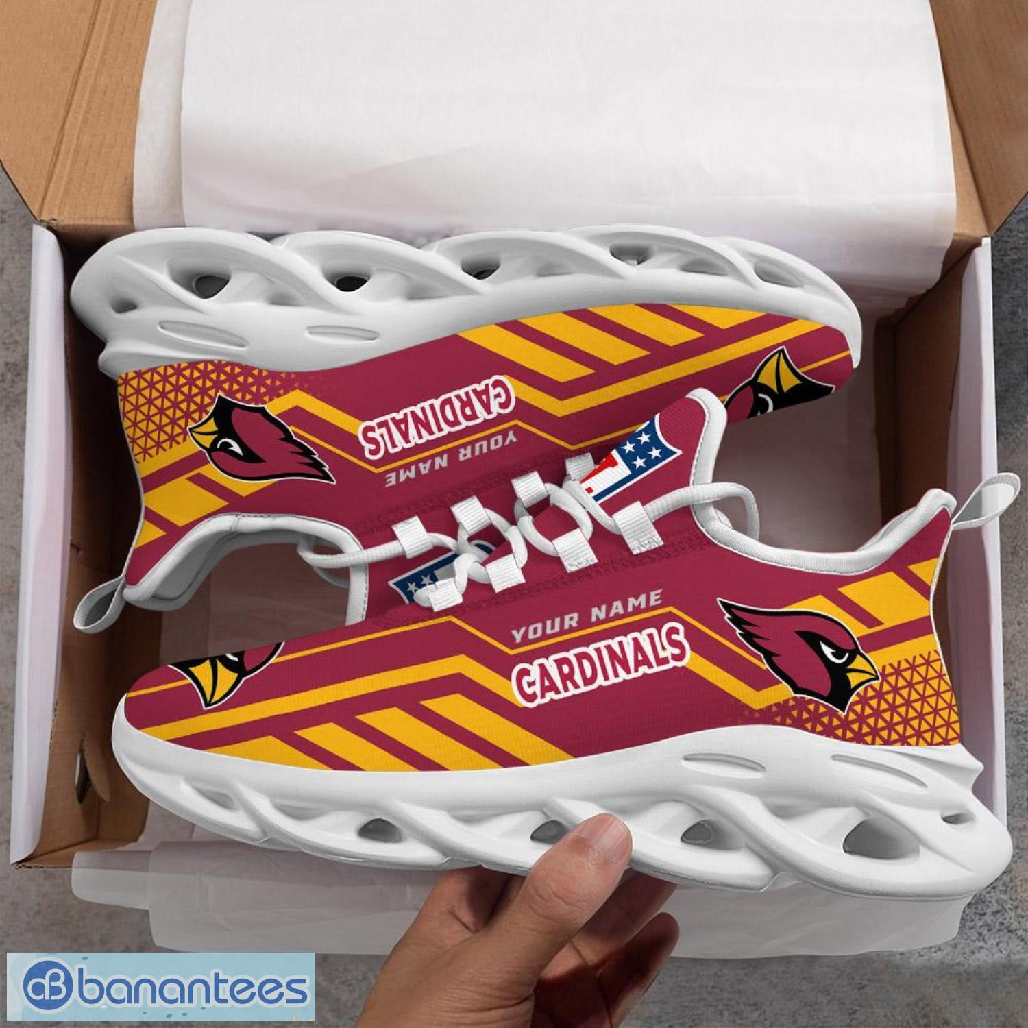 Arizona Cardinals NFL Max Sou Sneakers Running Shoes - Banantees